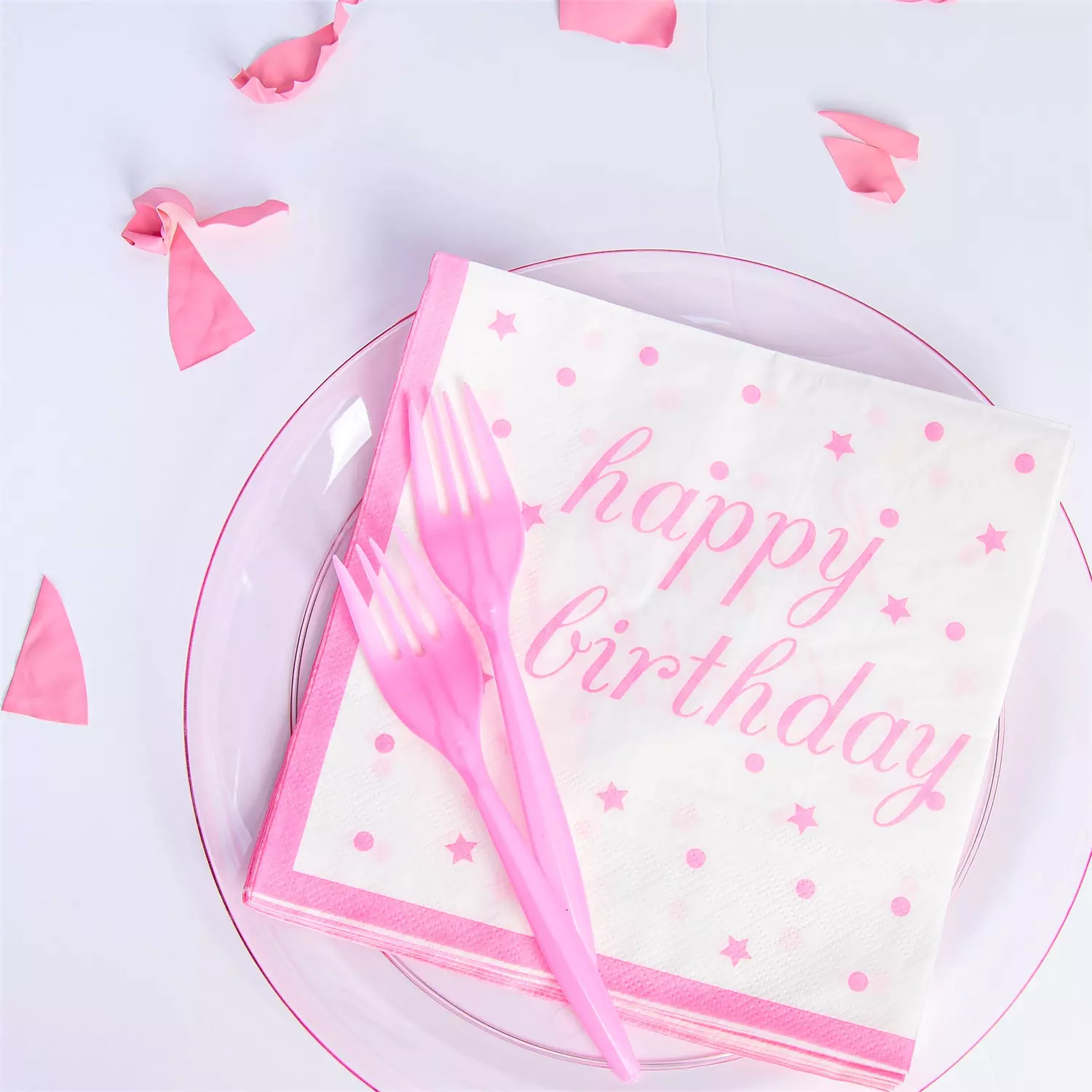 Pink Plastic Plates 3