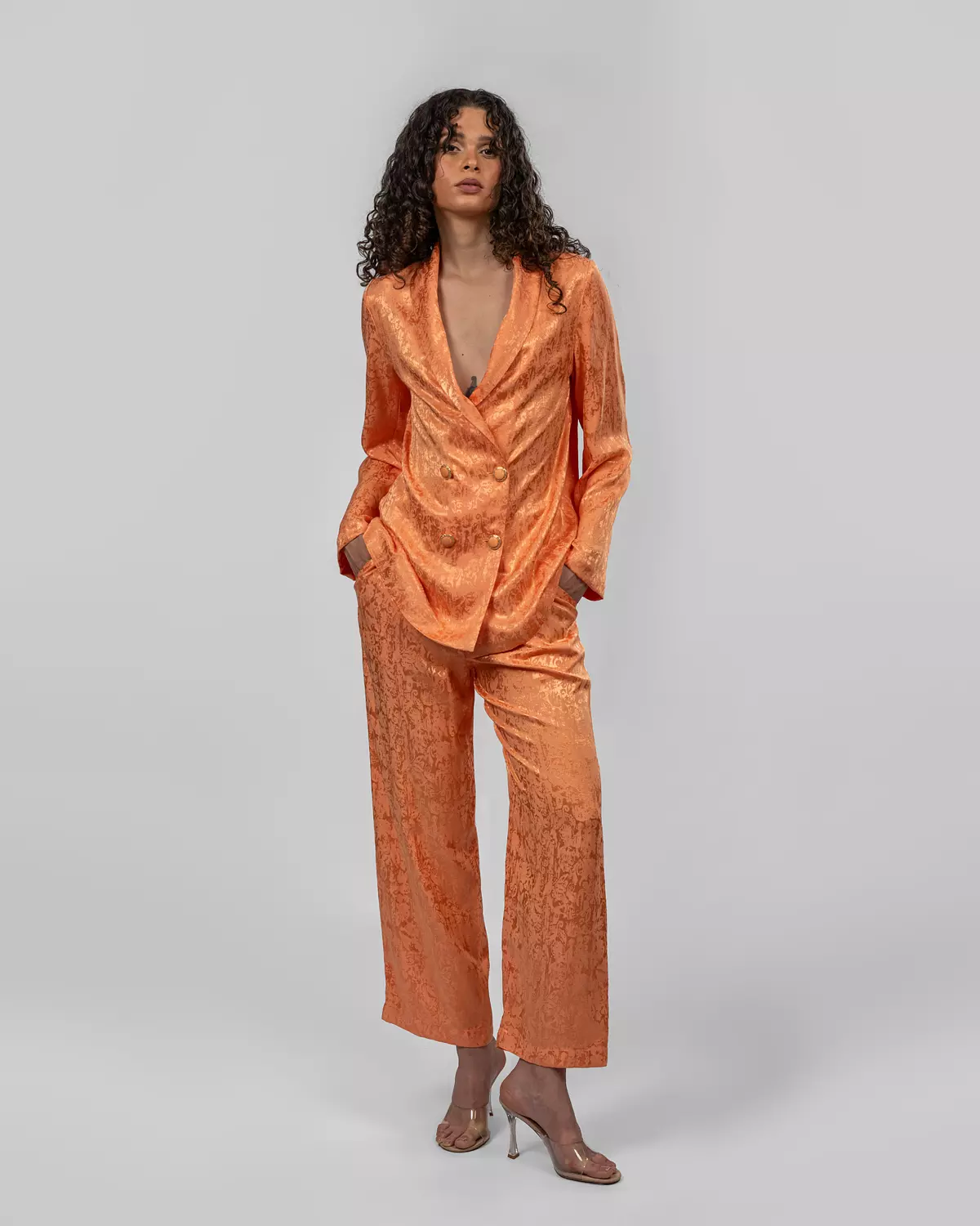 Orange Suit Set image