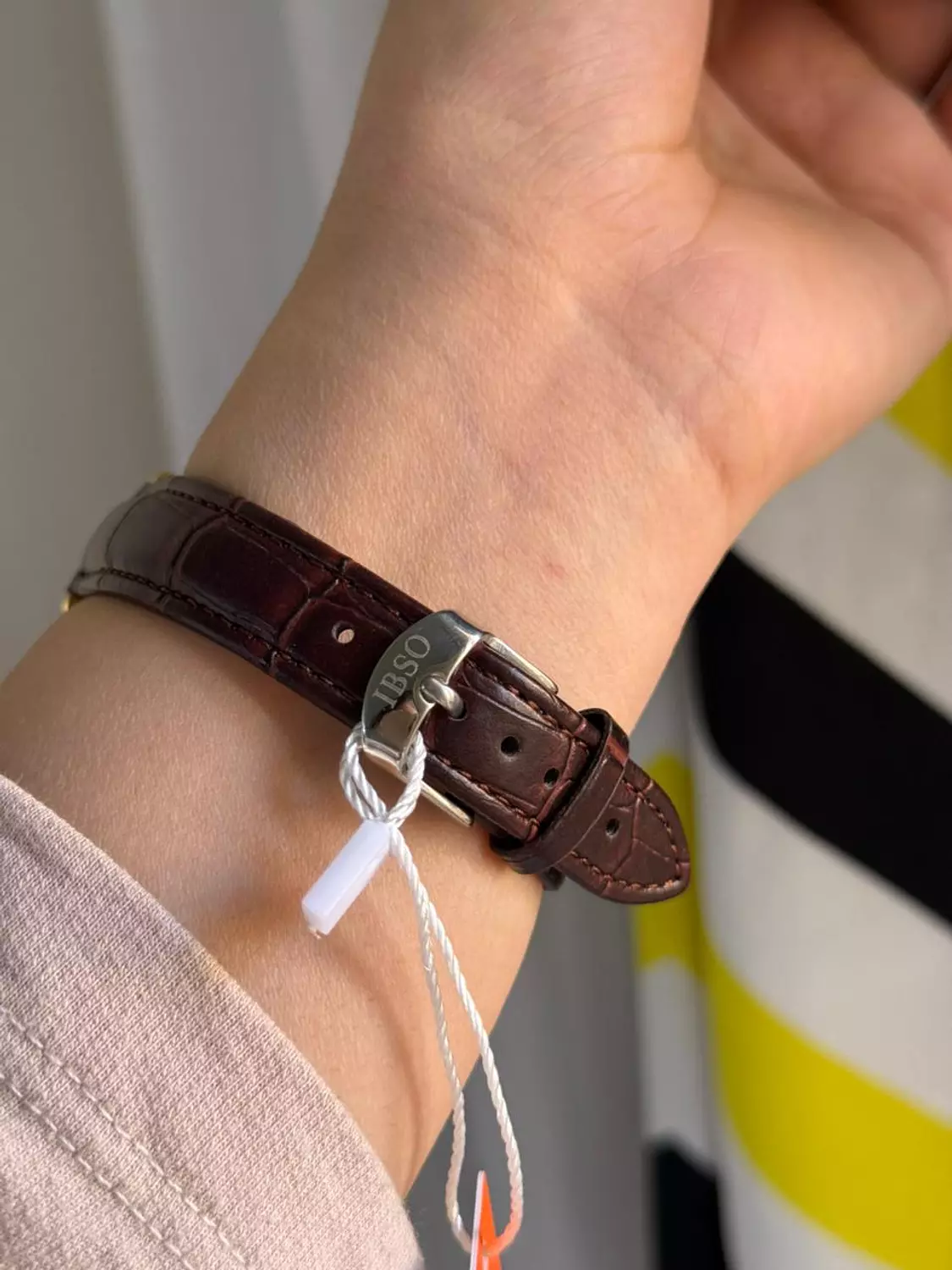 Ibso Watch جلد بنى  8