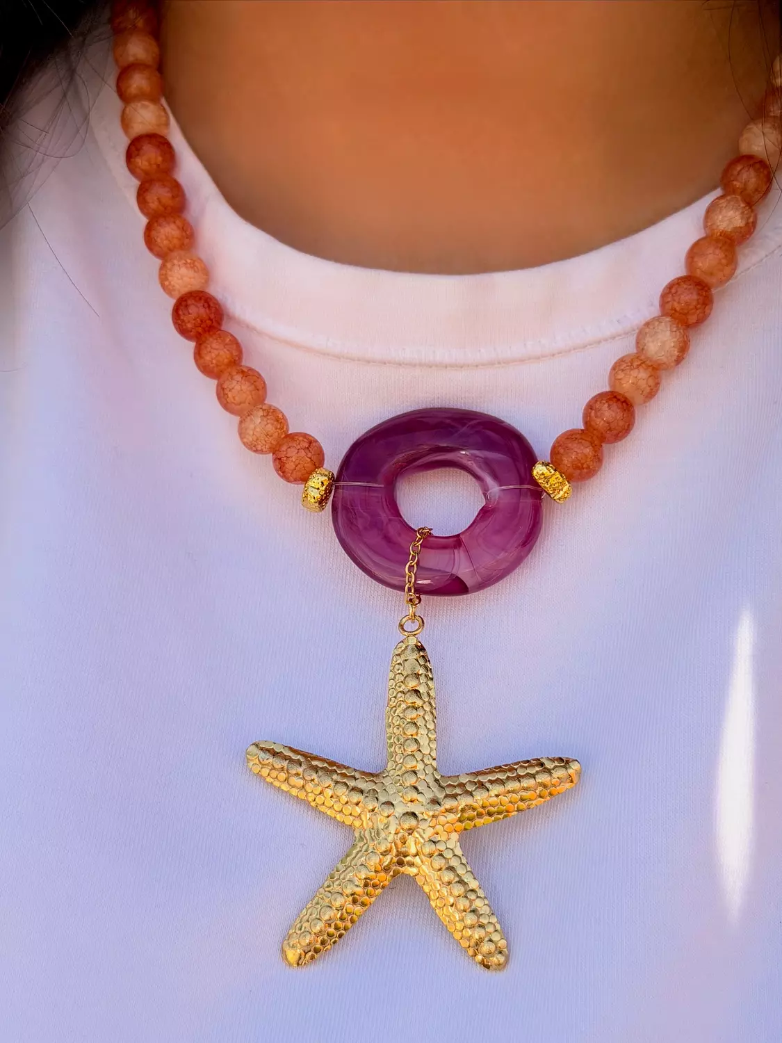 Peachy Dropping Starfish hover image