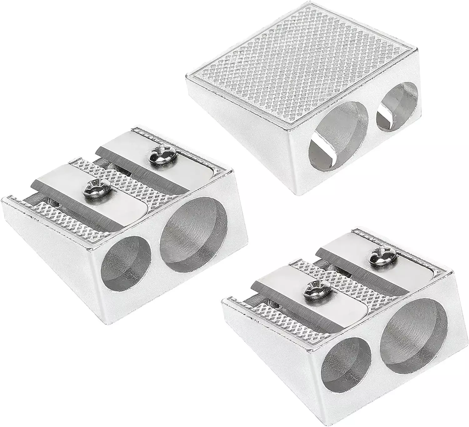 براية معدن بفتحة مزدوجة Dual hole metal sharpener  image