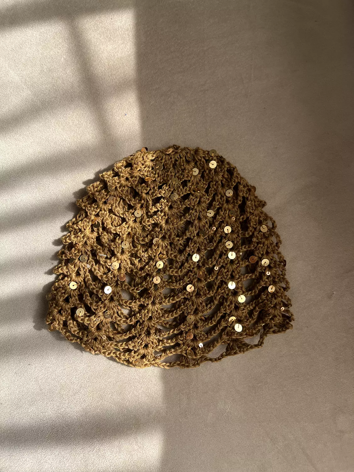 Nina shimmering crochet hat 4