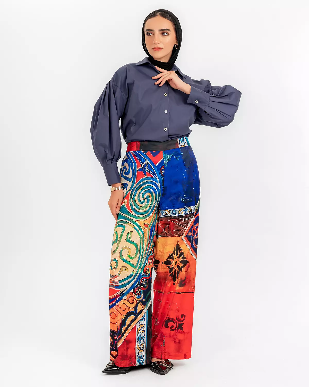 Red Multi Pants 3
