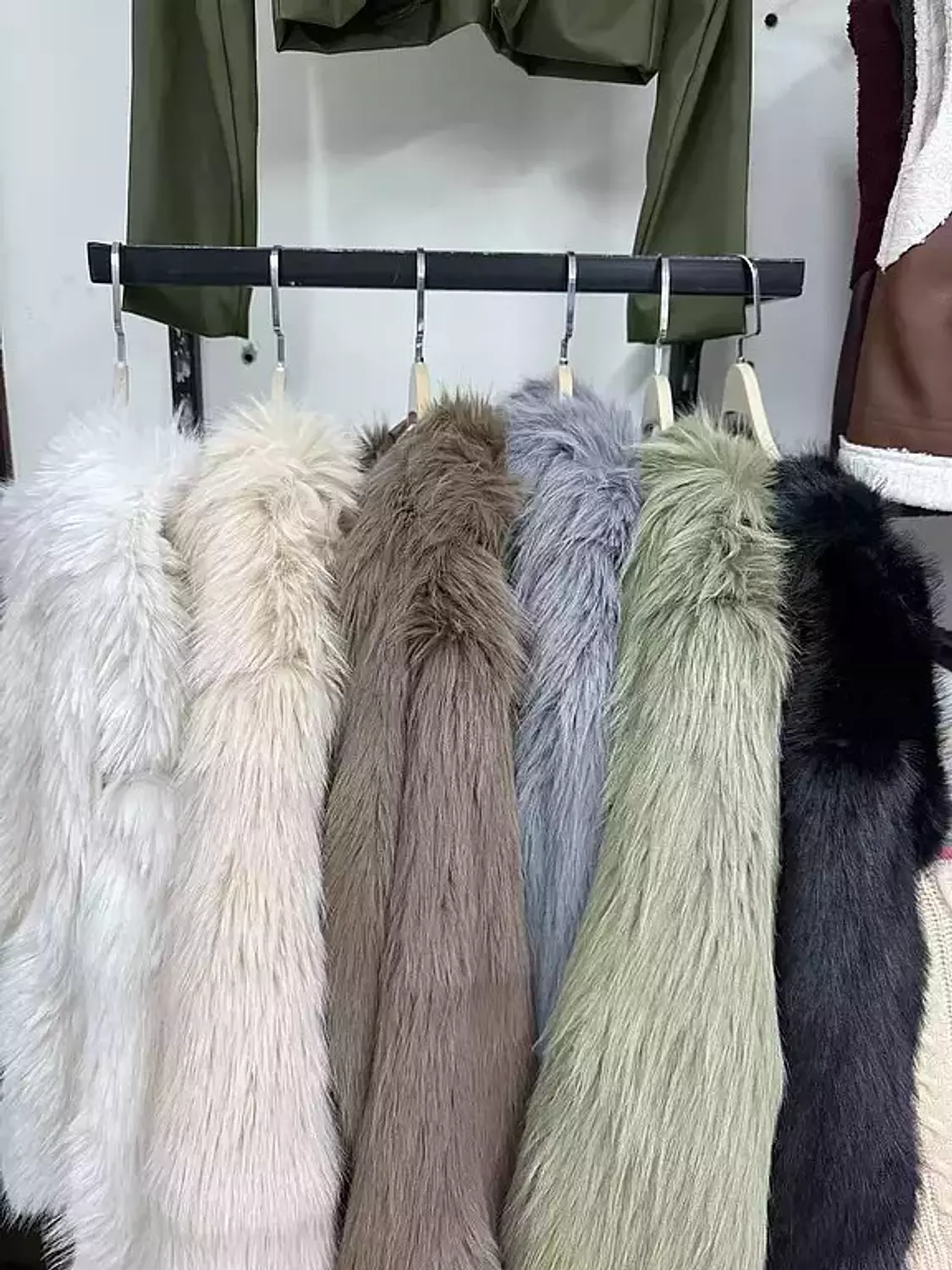 ​Fluffy Faux Fur Bomber 3