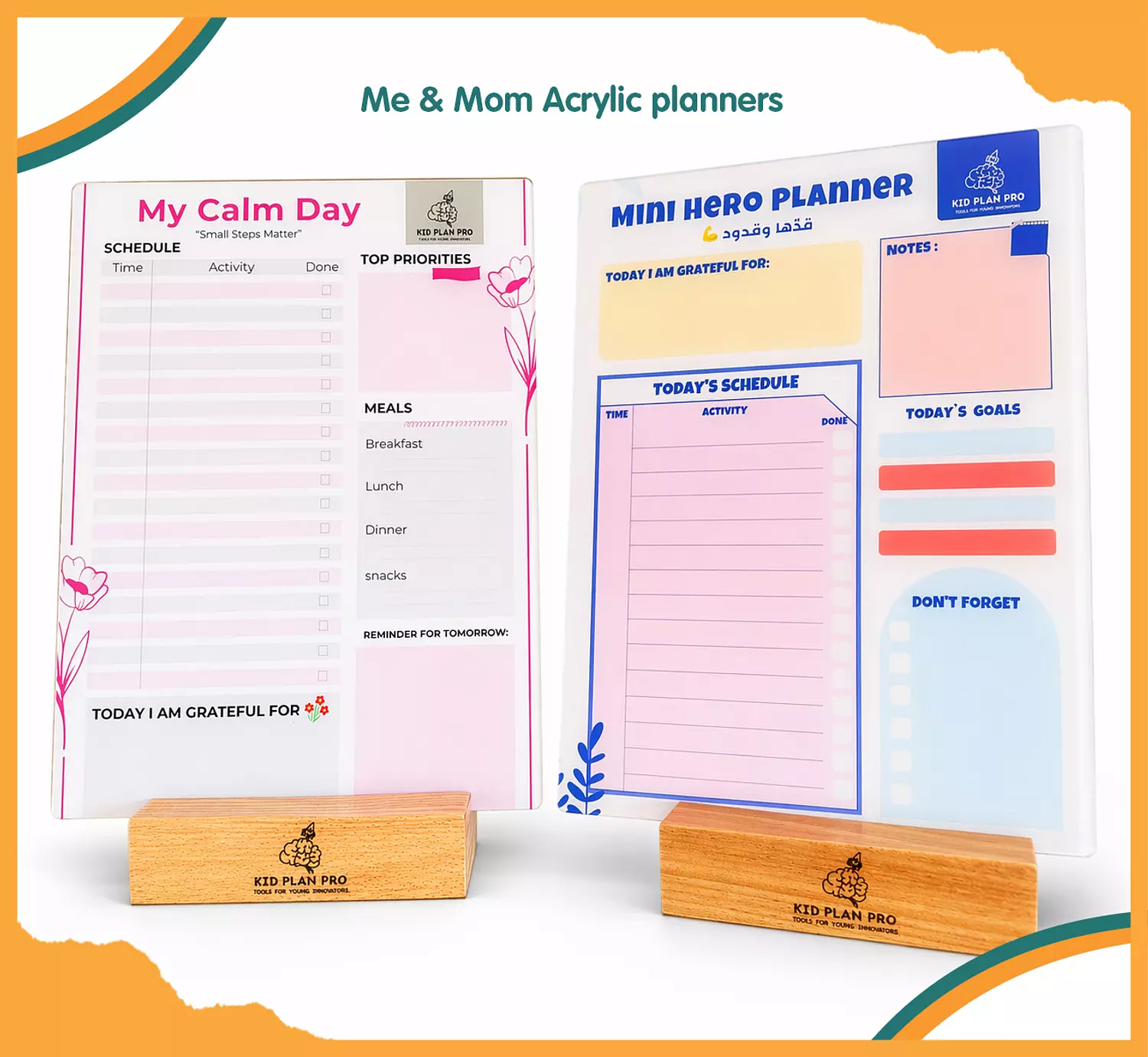 Me & Mom Bundle - Acrylic Planners image