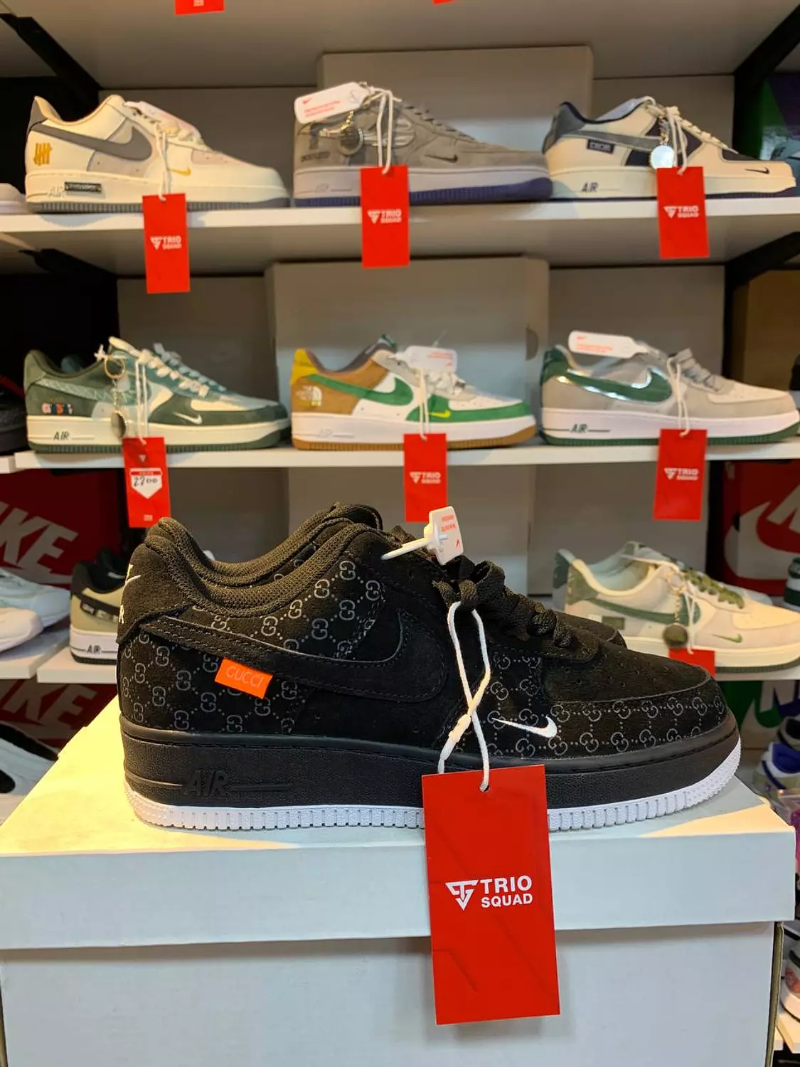 Nike air force 1 black Gucci edition 1