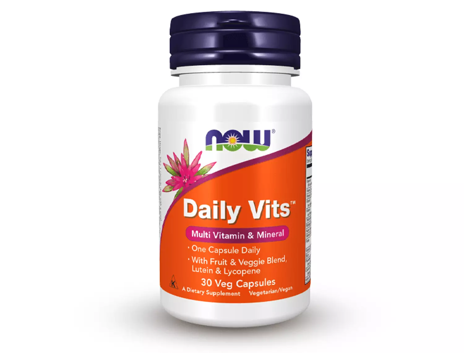 NOW Daily Vits Multivitamin 30 Veg Capsules image