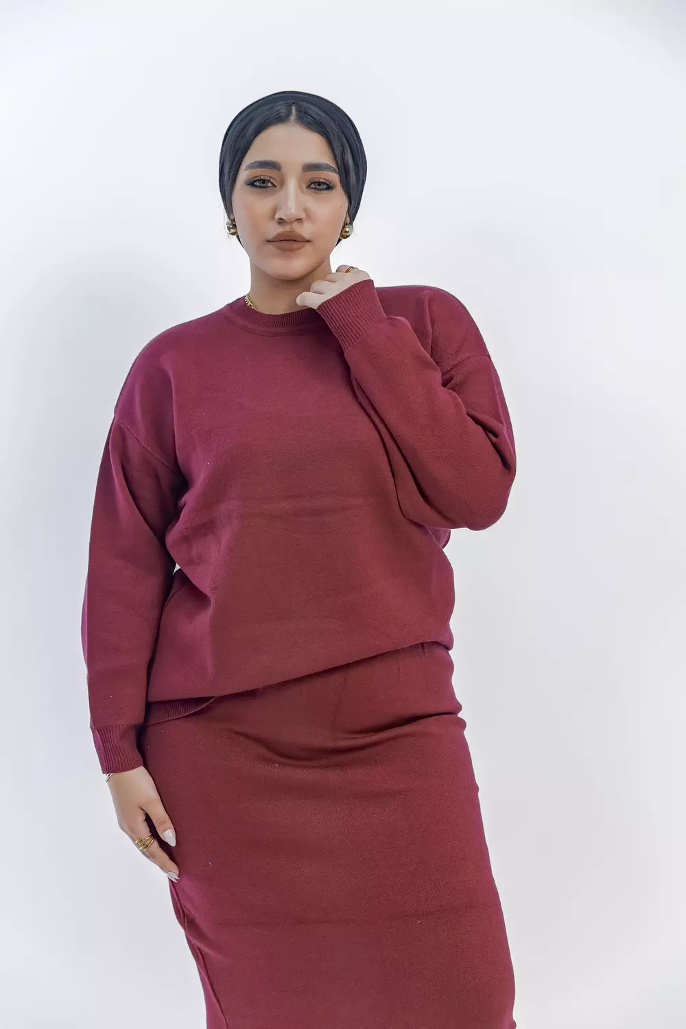 Knitted Skirt Set 25