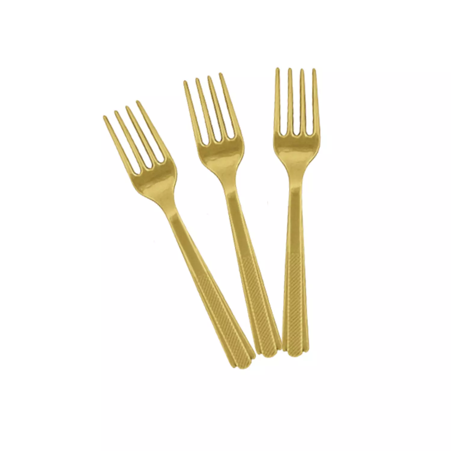 Gold Plastic Forks