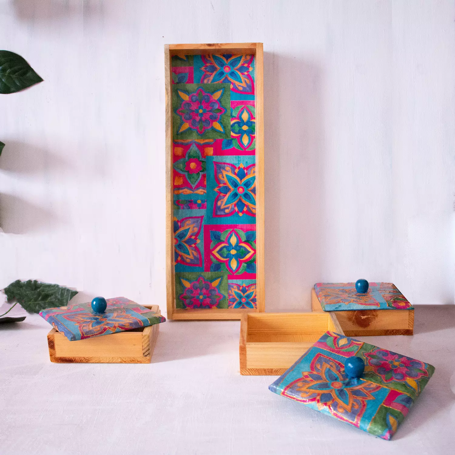 Arabic Blossom Nuts Tray 4 pieces image