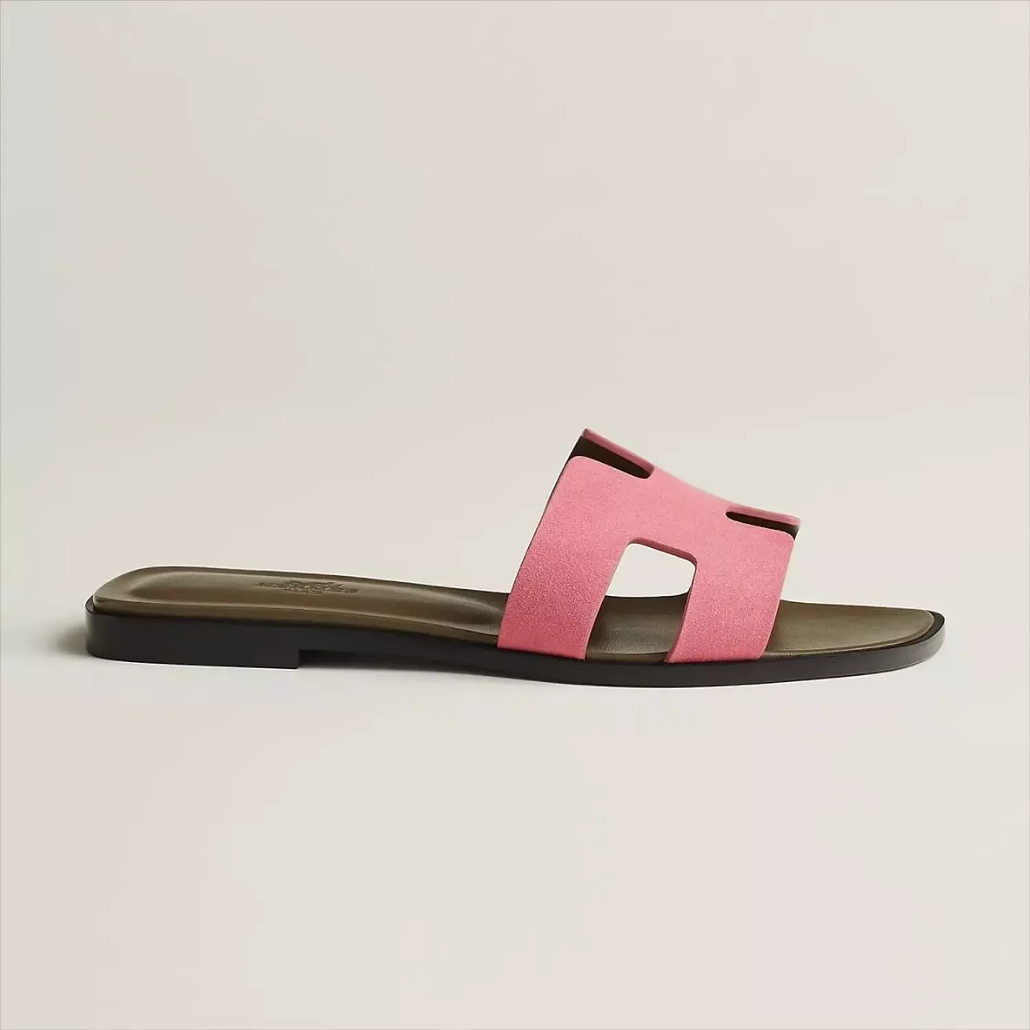 Hermes Oran Sandal Rose Du Desert Goatskin  1