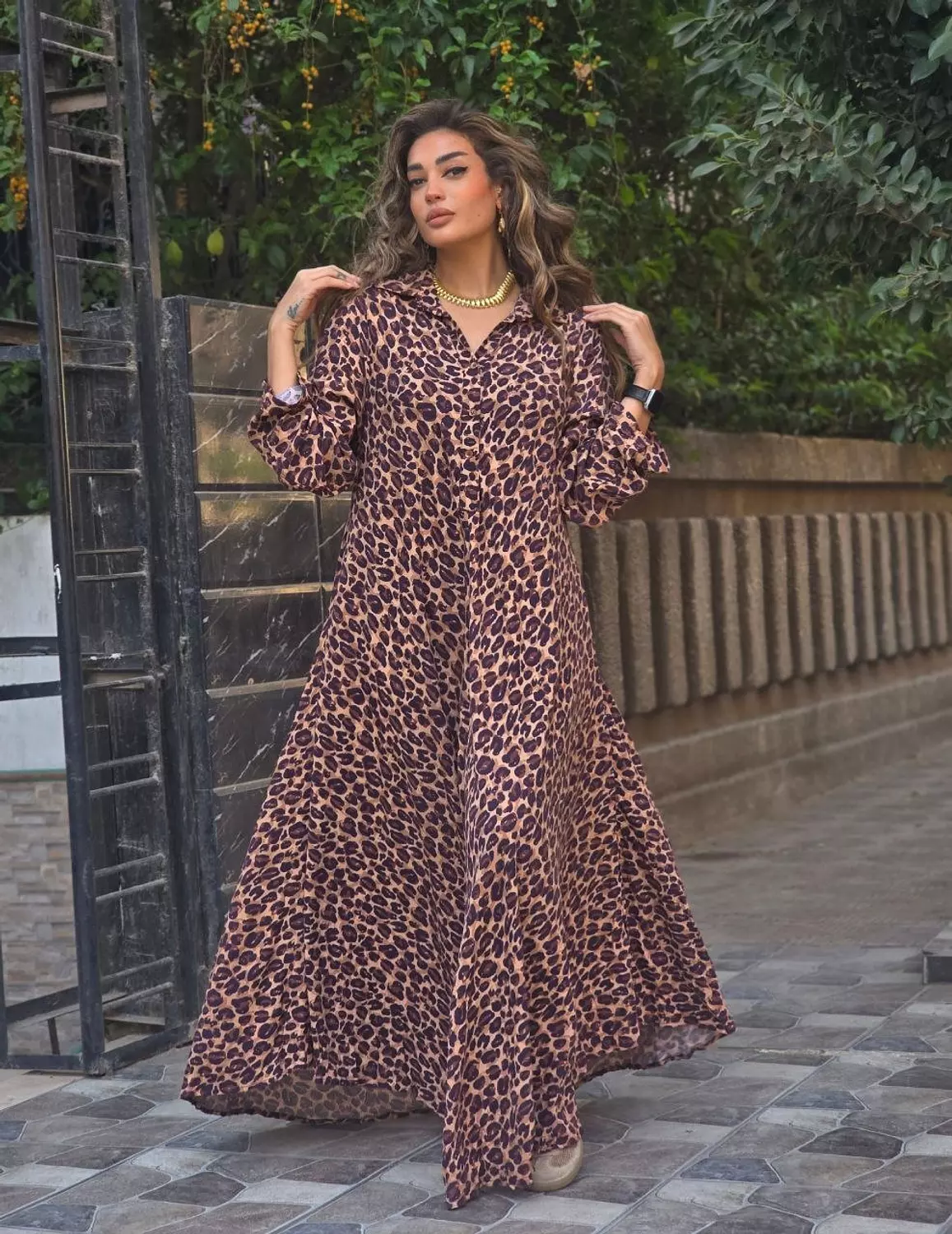 Leopard maxi dress 🐆 2