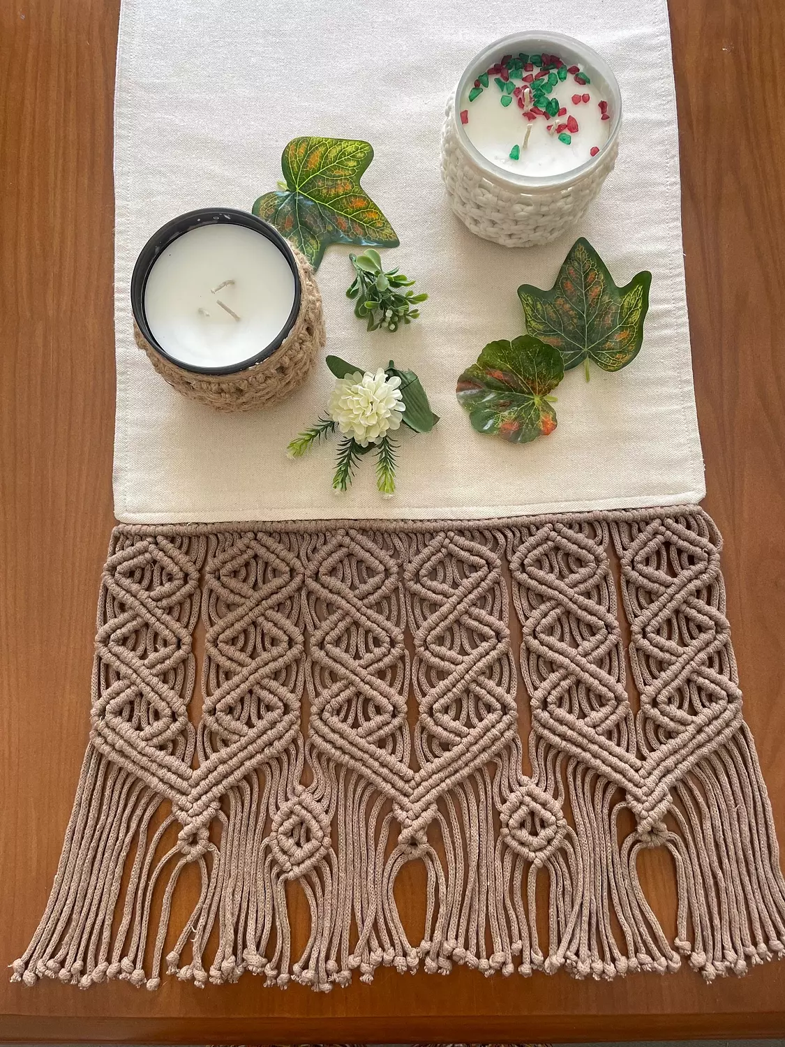 Cotton Macrame Granada Runner  5