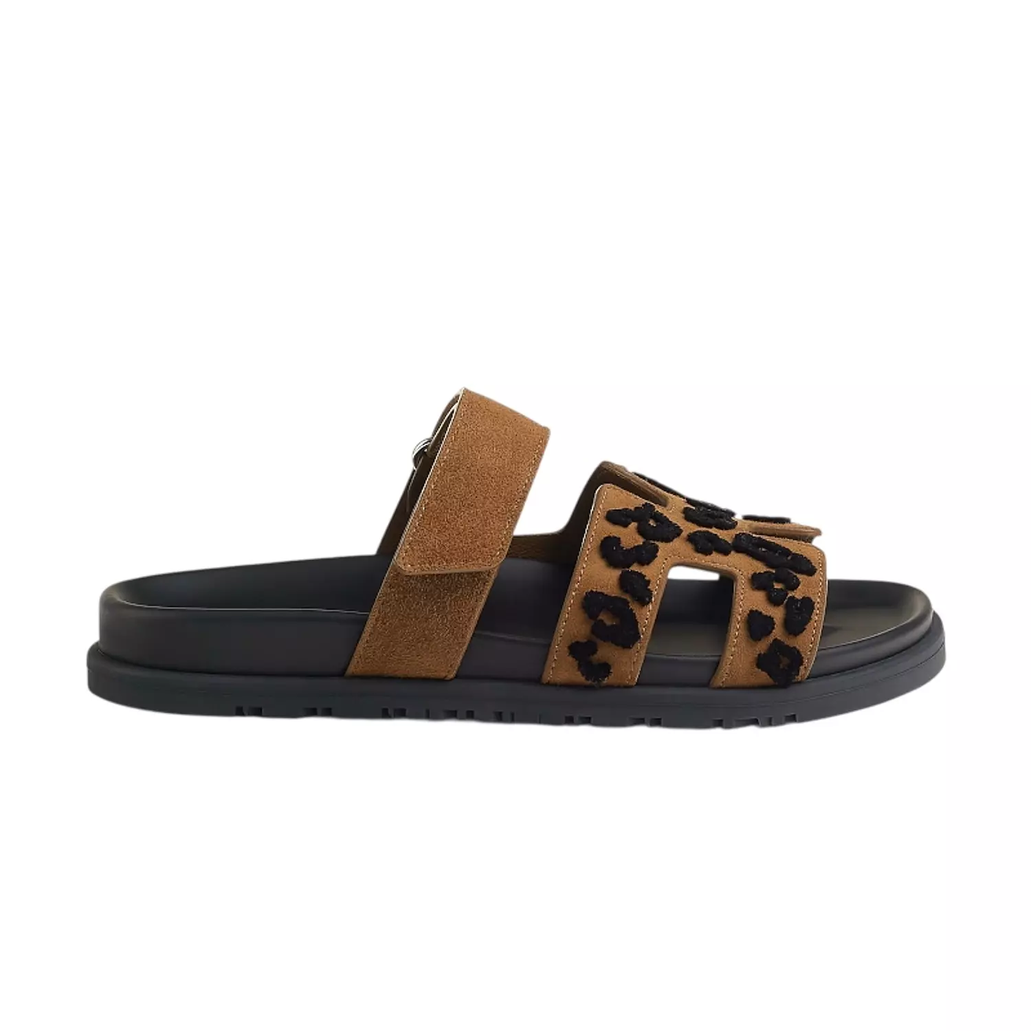 HERMES Suede Goatskin Tufted Leopard image