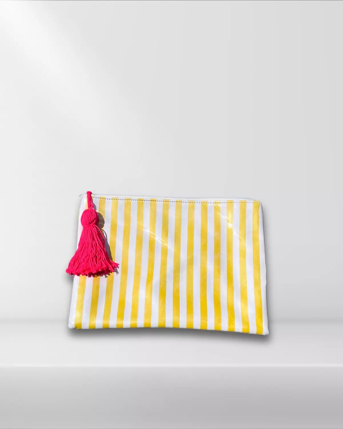 Yellow & White Striped image