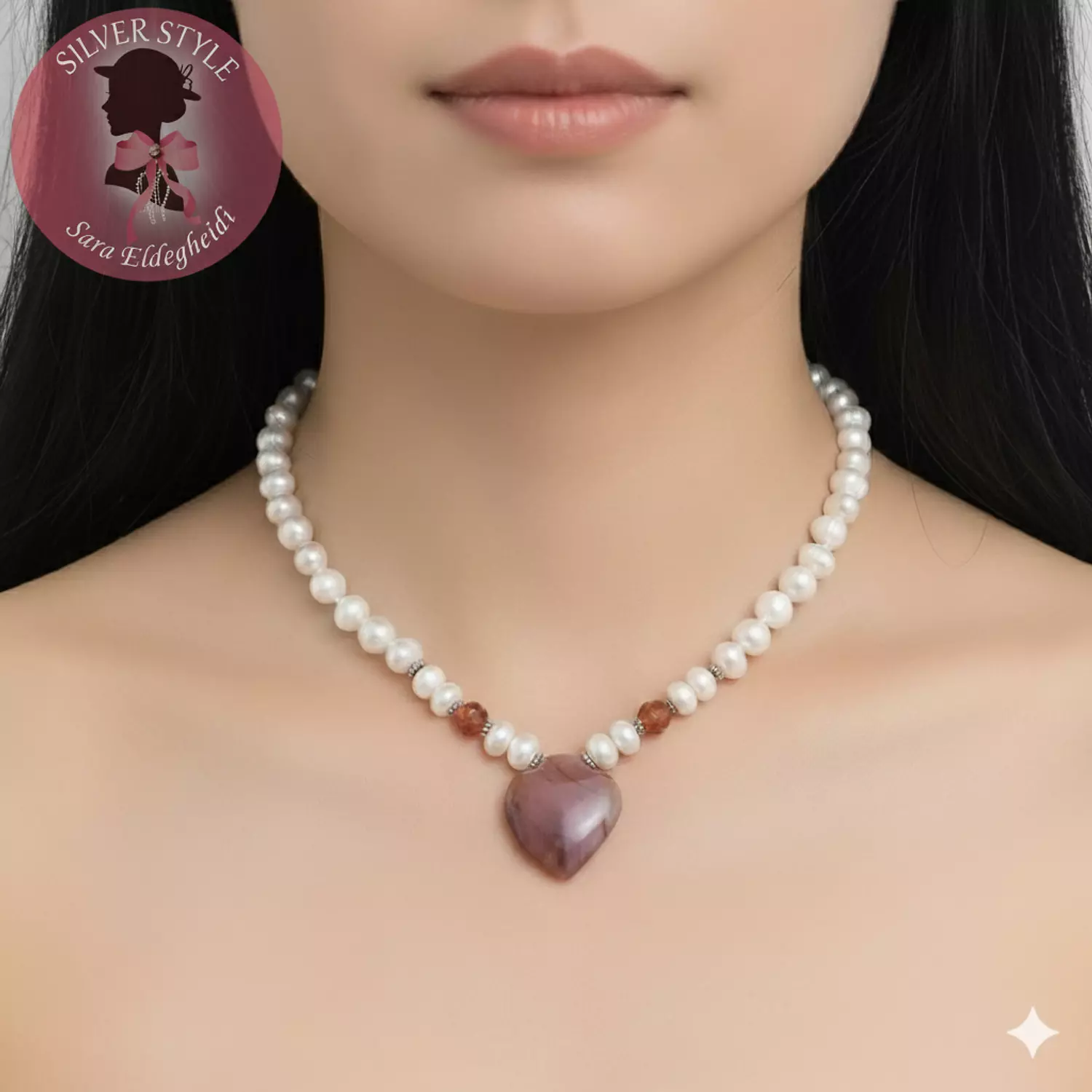 Natural Heart Agate image