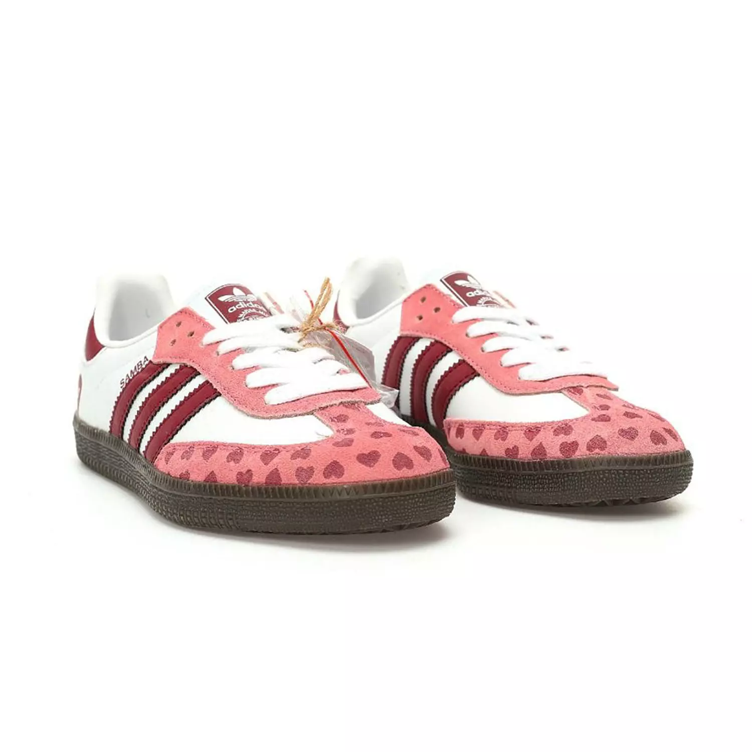  Giày adidas Samba OG CDG White Pink  Heart  1