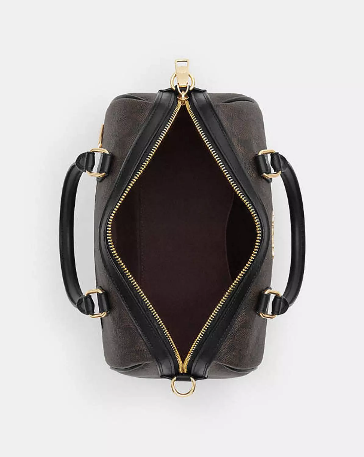 Coach Rowan Satchel Bag In Signature Canvas 3