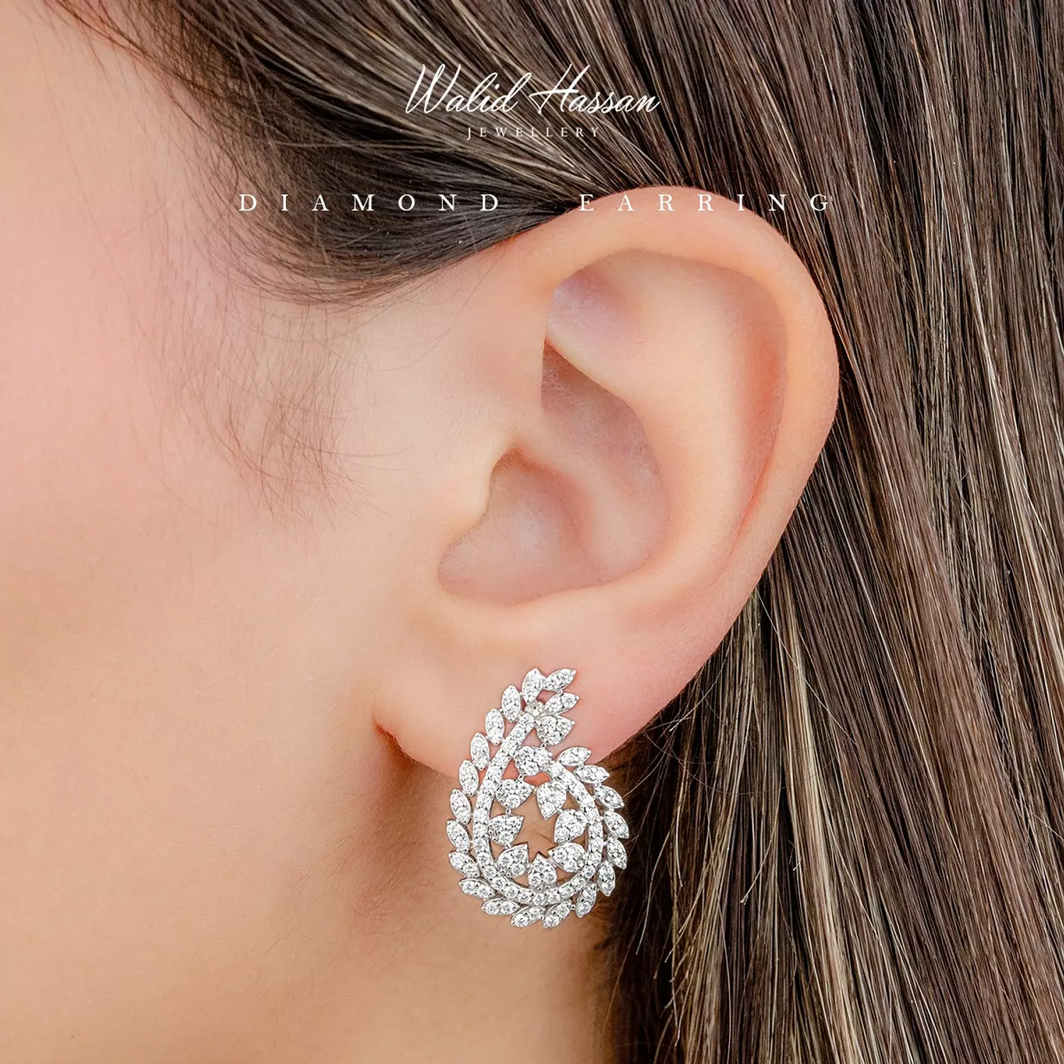 diamond earring image