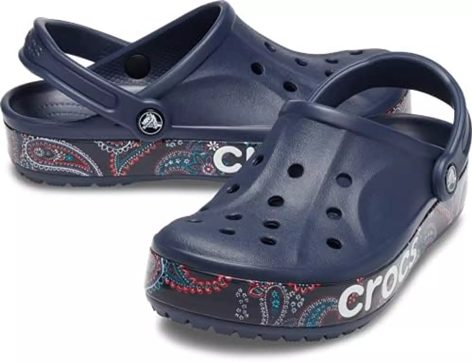 Crocs Bayaband graphic navy clog 2