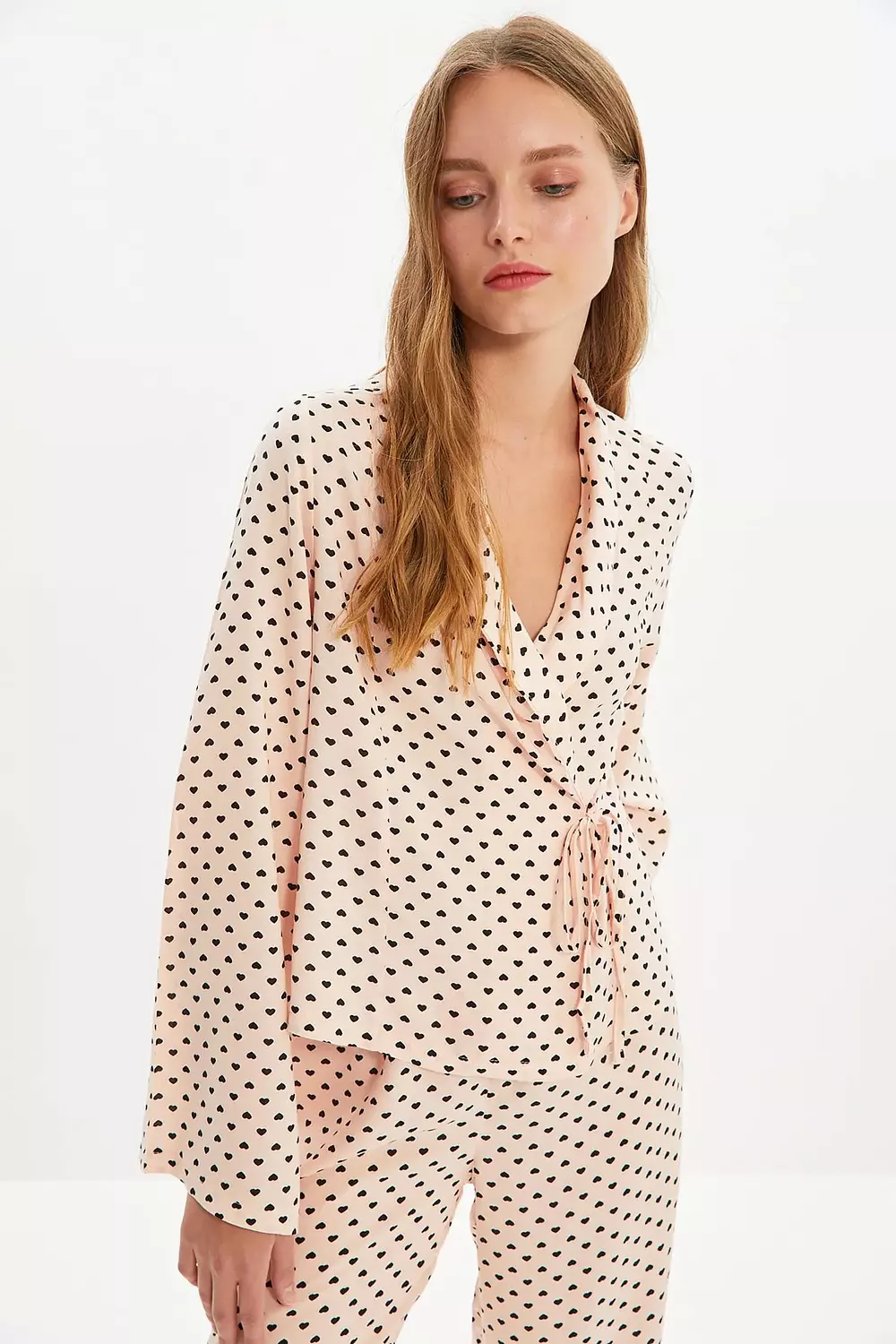 Powder Heart Pajama Set 3
