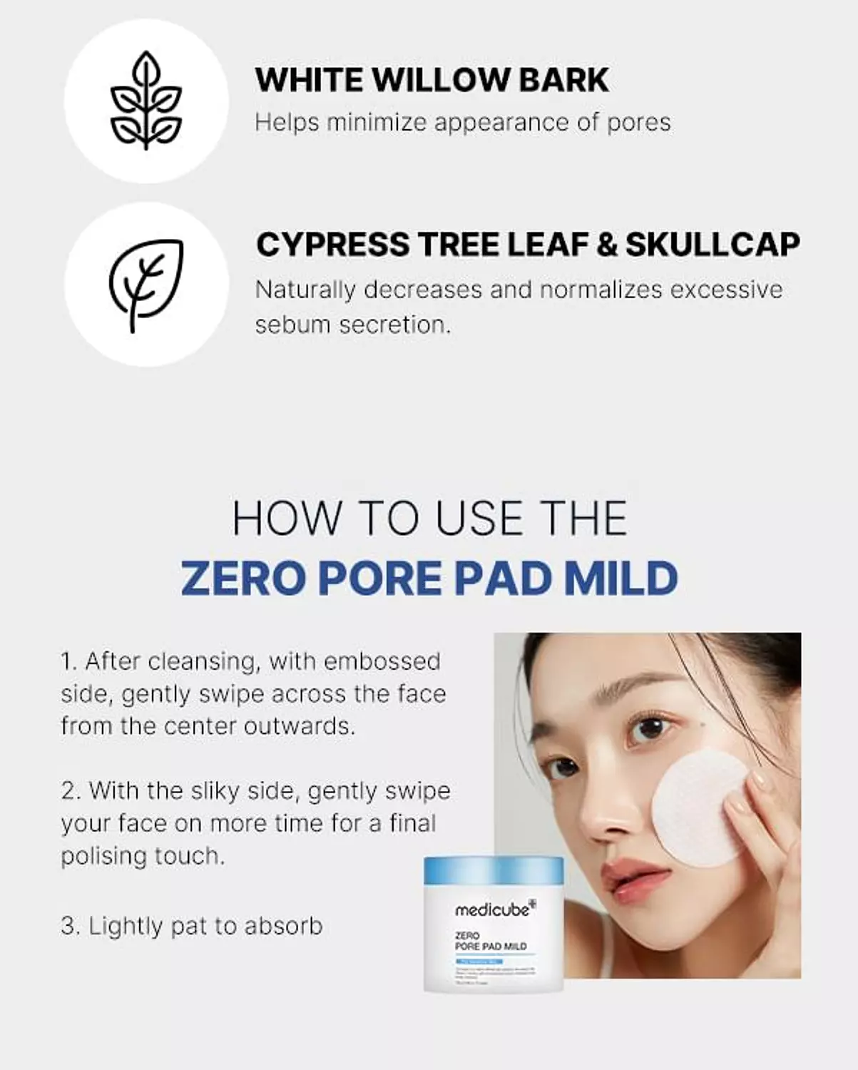 Medicube - Zero Pore Pad Mild 2