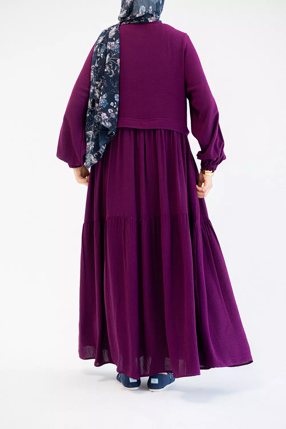 Purple loose Dress  2