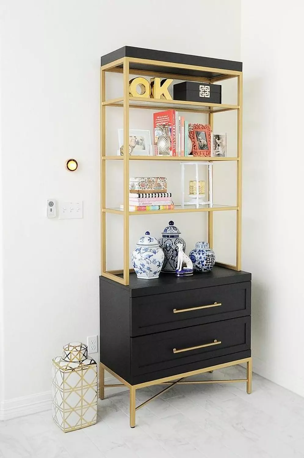 Metal shelving unit hover image