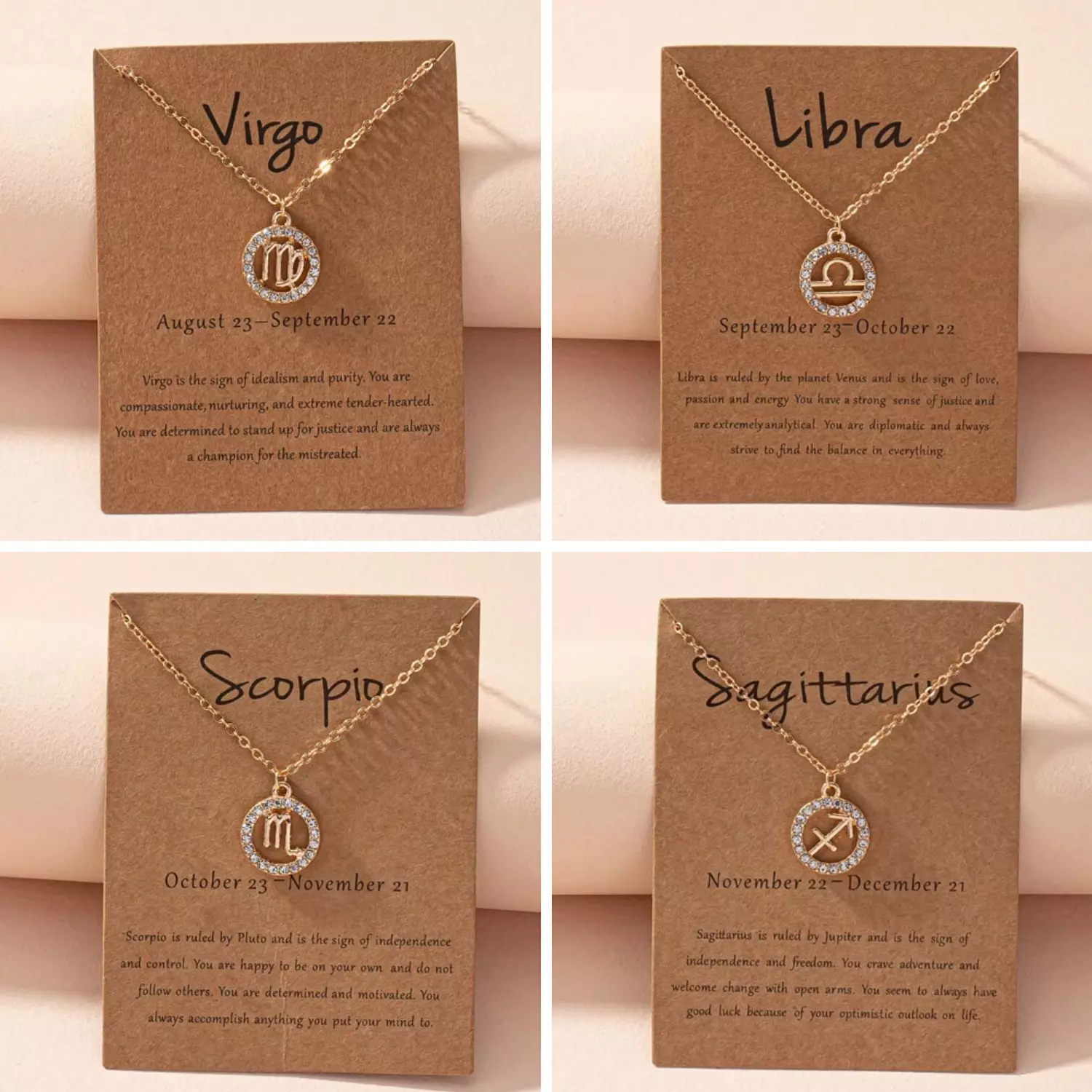 1 Pc Horoscope Necklace B image