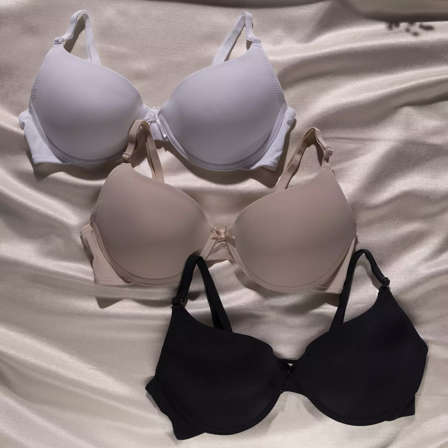 3pk Wired Plunge T-shirt Bra  image