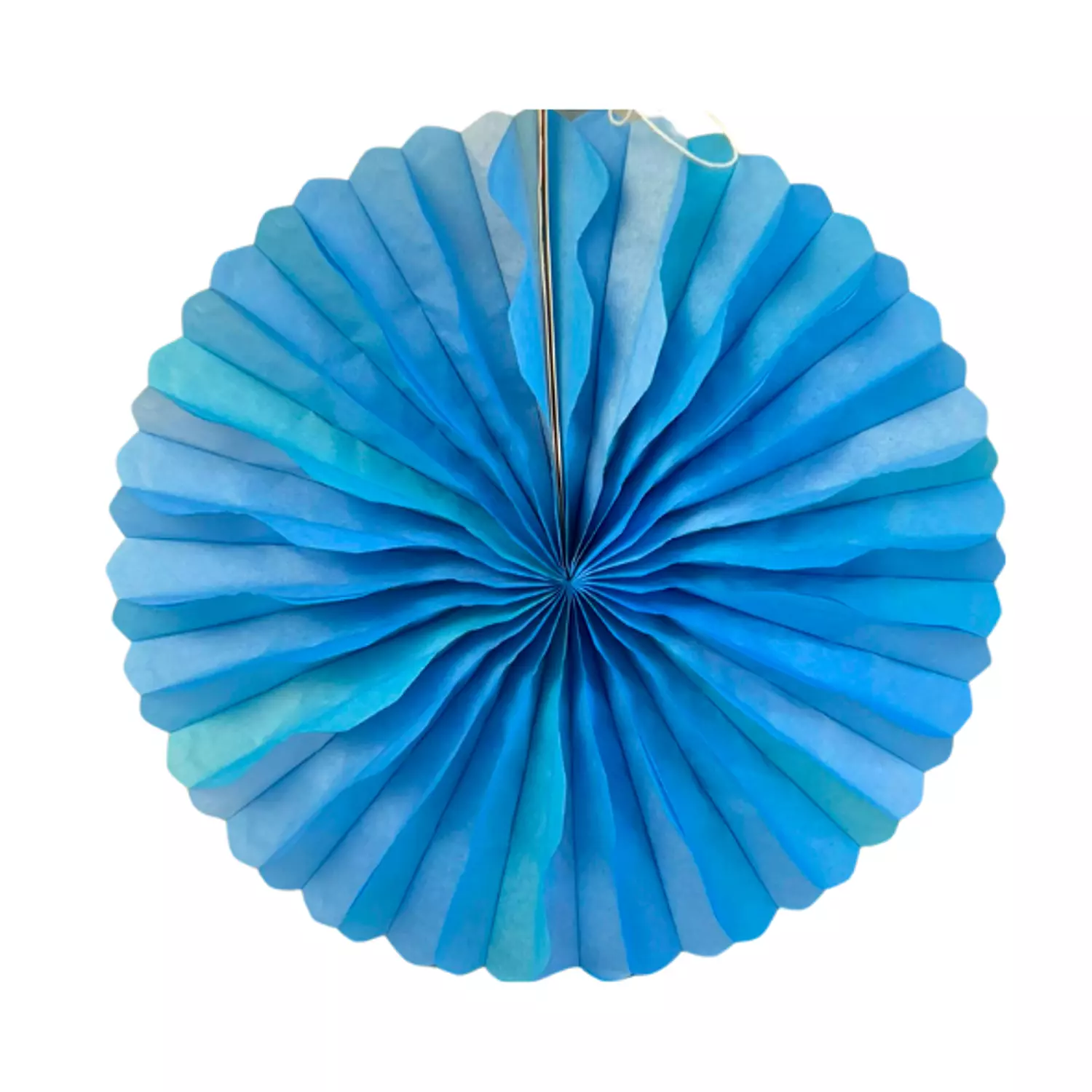 Blue Fan Burst