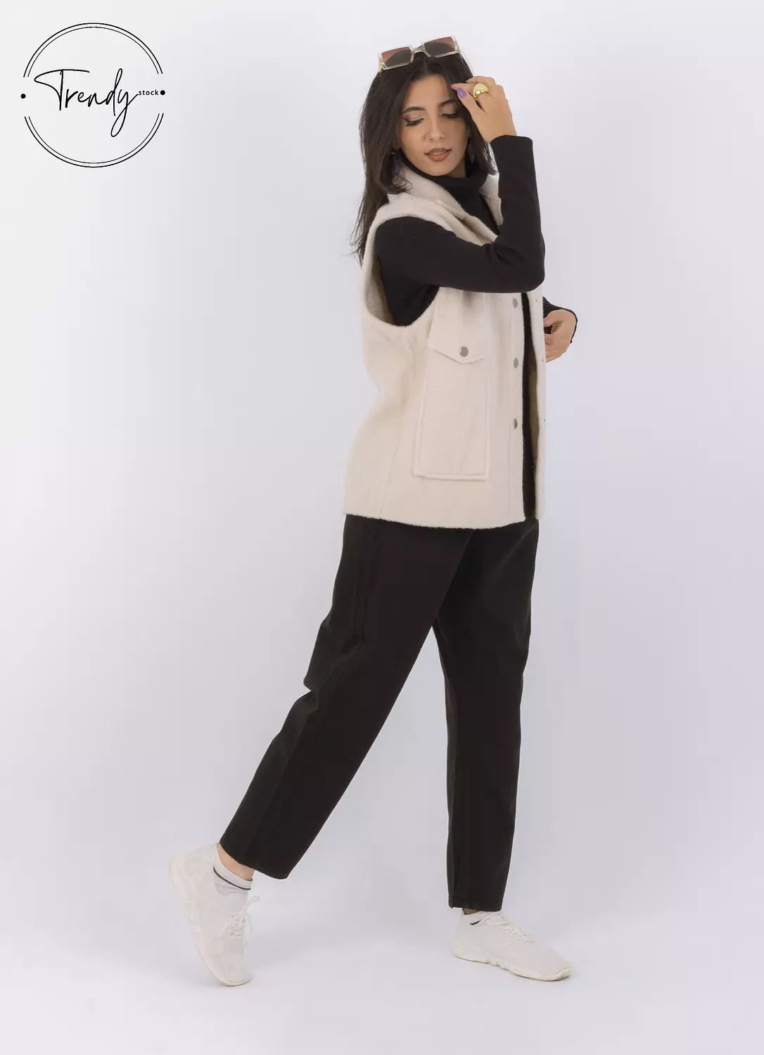Half Turtleneck Vest 1