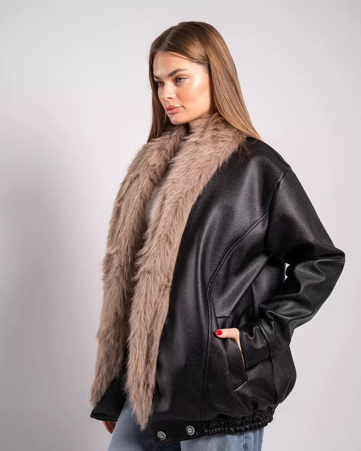 Premium Fur-Lined Leather Jacket 3