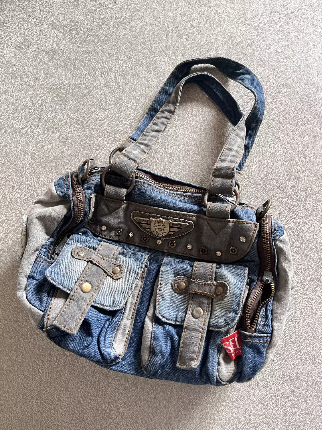 Authentic Denim diesel bag  image