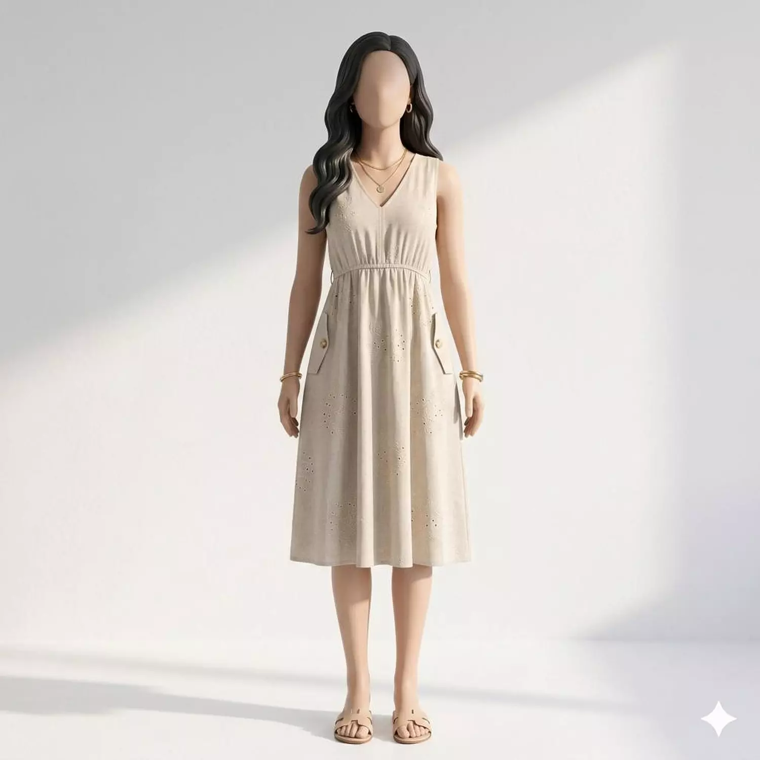 Linen Dress image