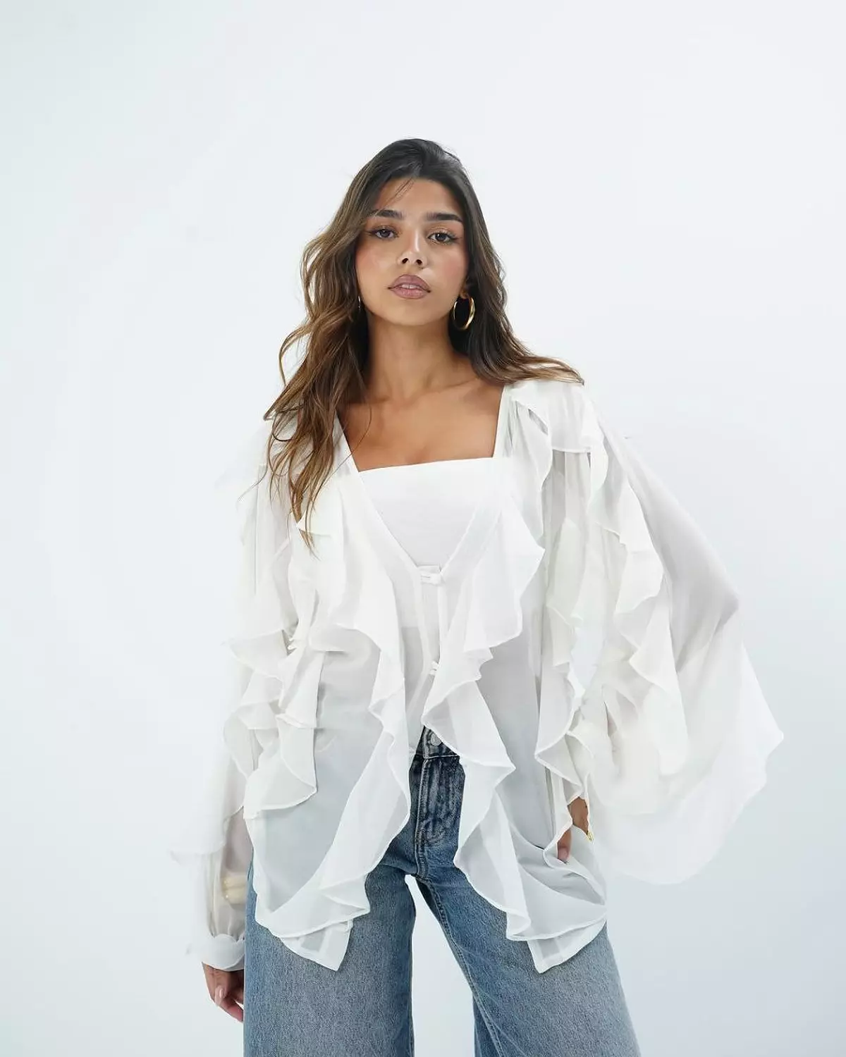 Fluffy blouse image