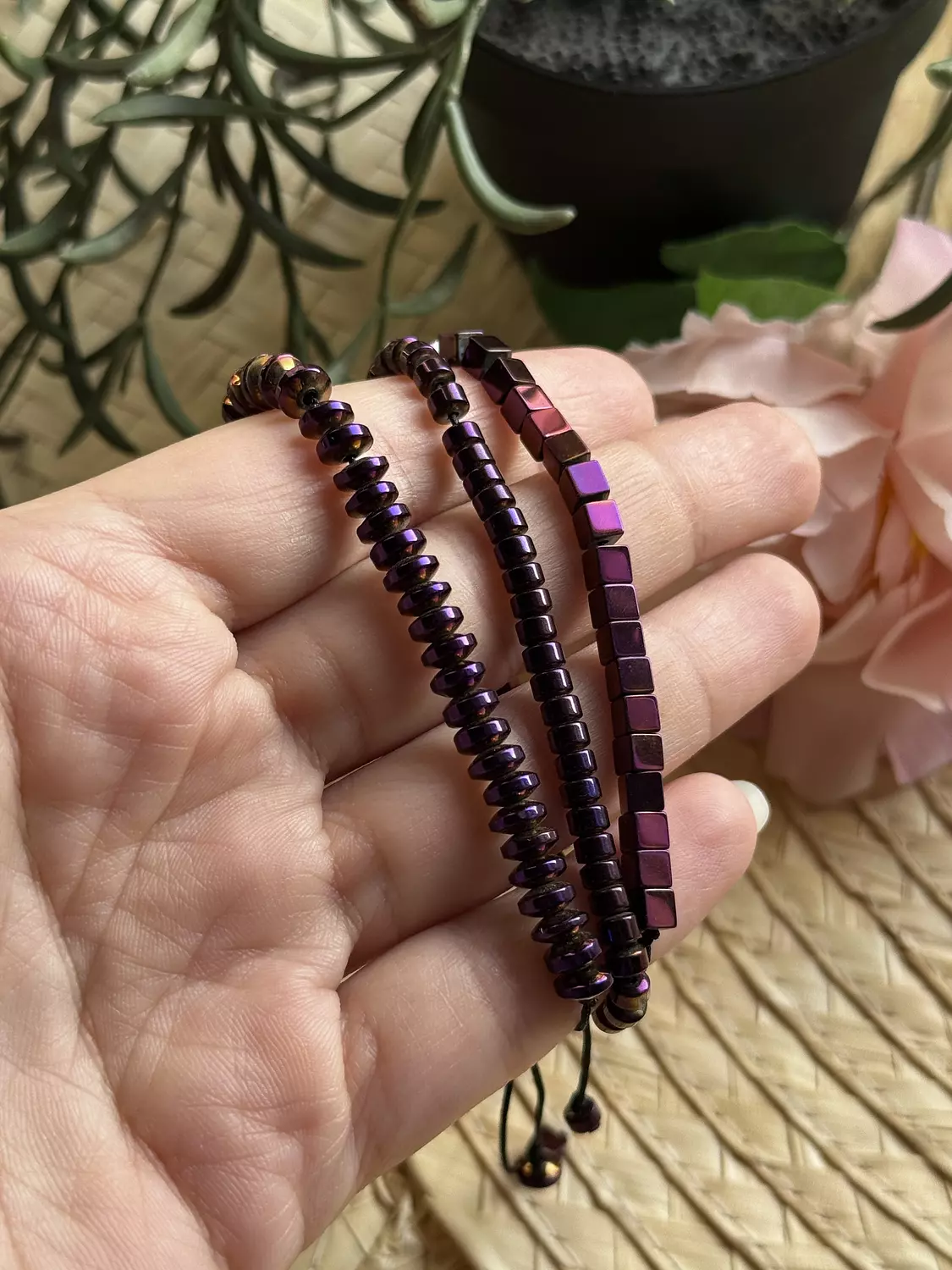 Hematite Purple Bracelet ( Stock ) image