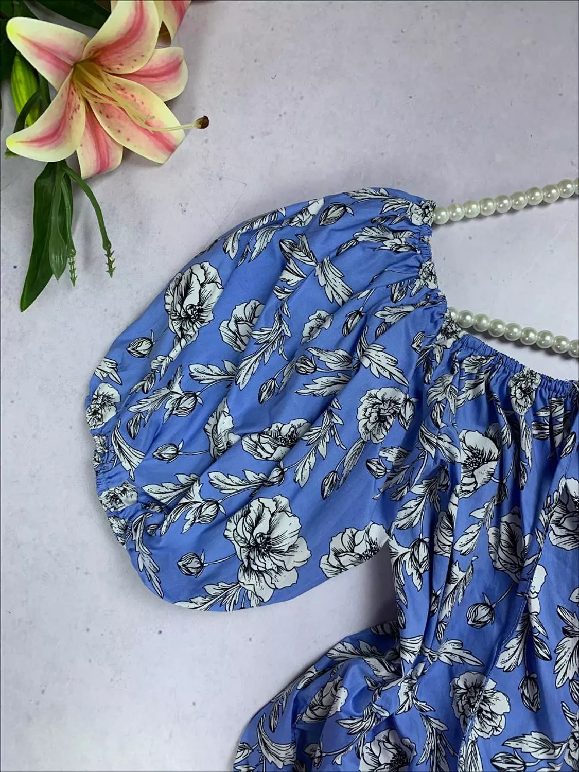Floral cotton top from splash 2