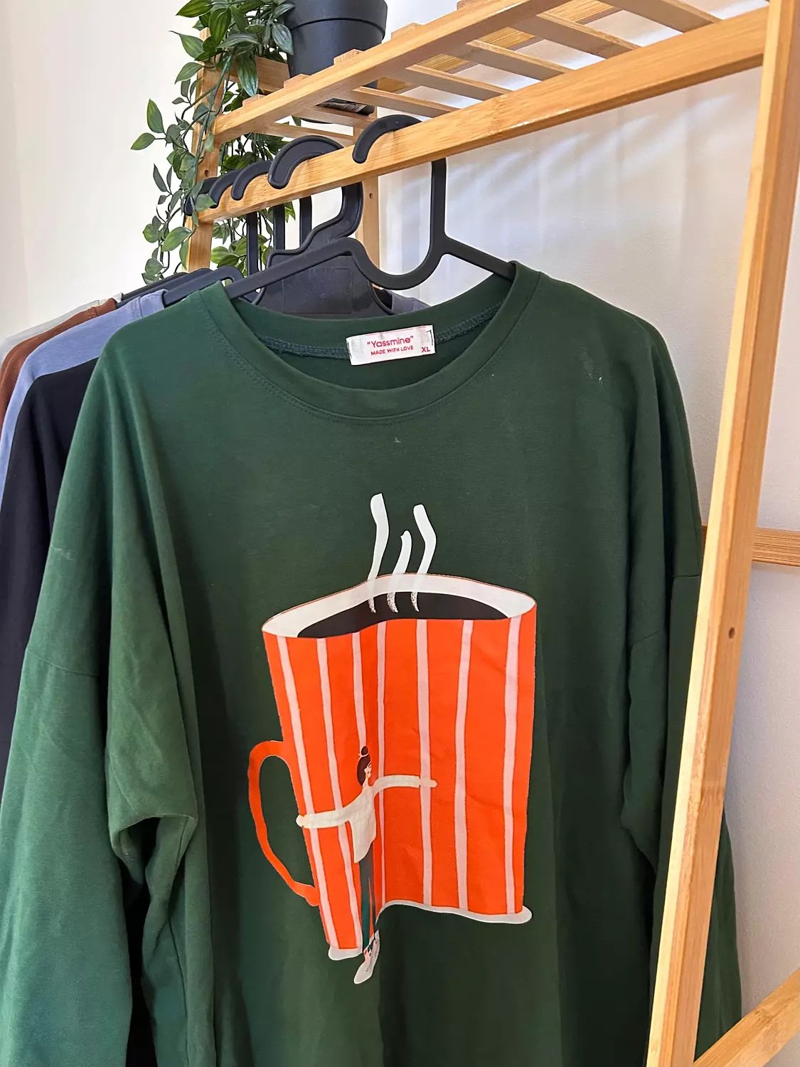 Painted cotton t-shirt  1