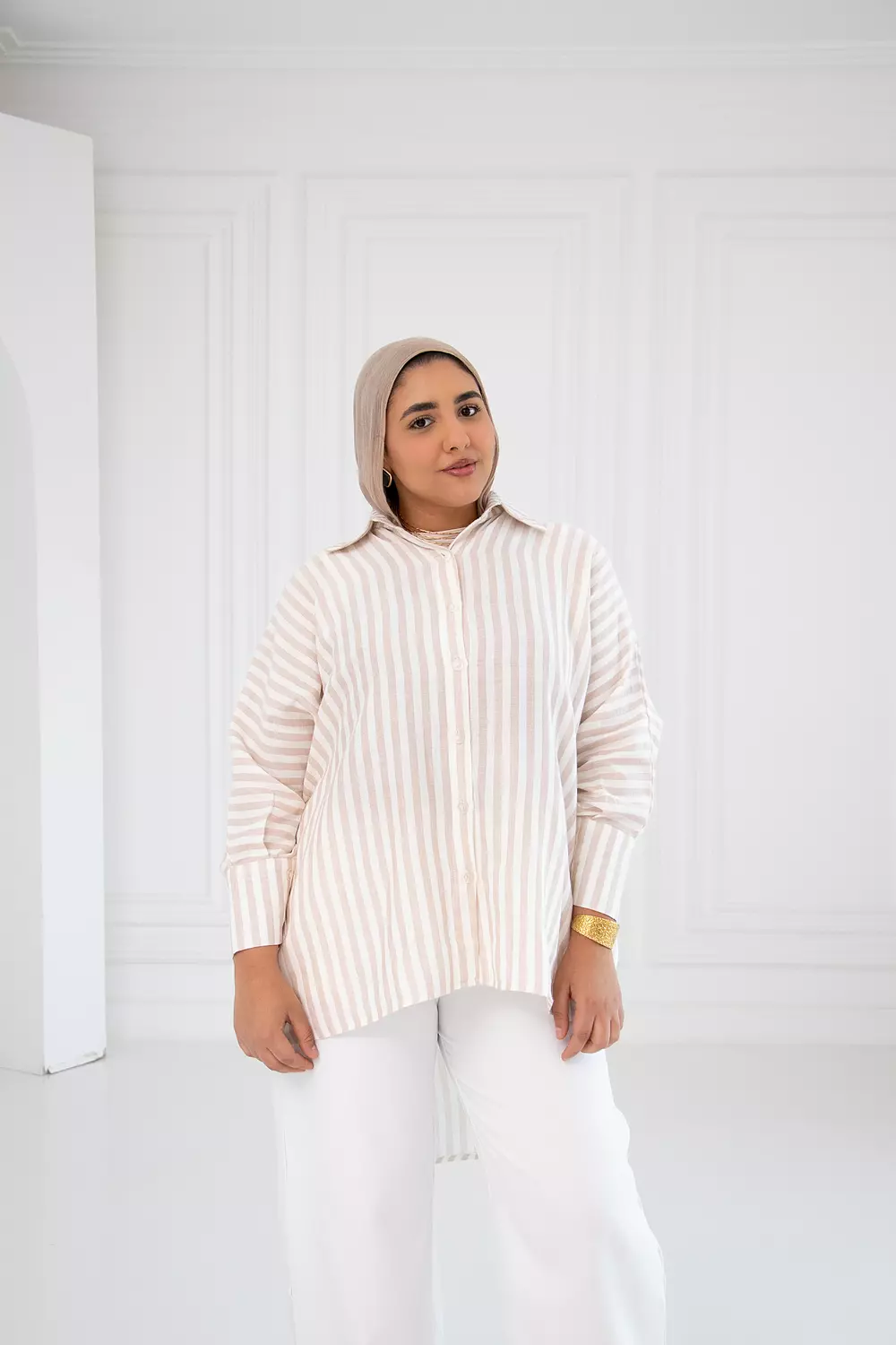 Oversized striped shirt 2