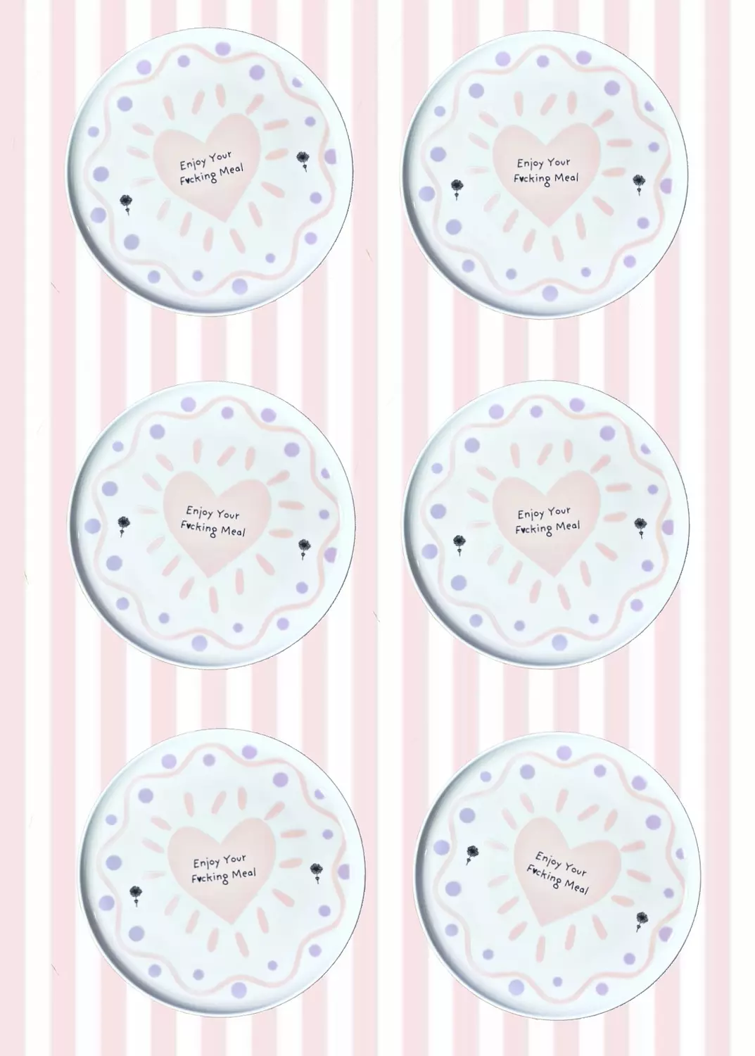pretty f❤︎cking plate 6