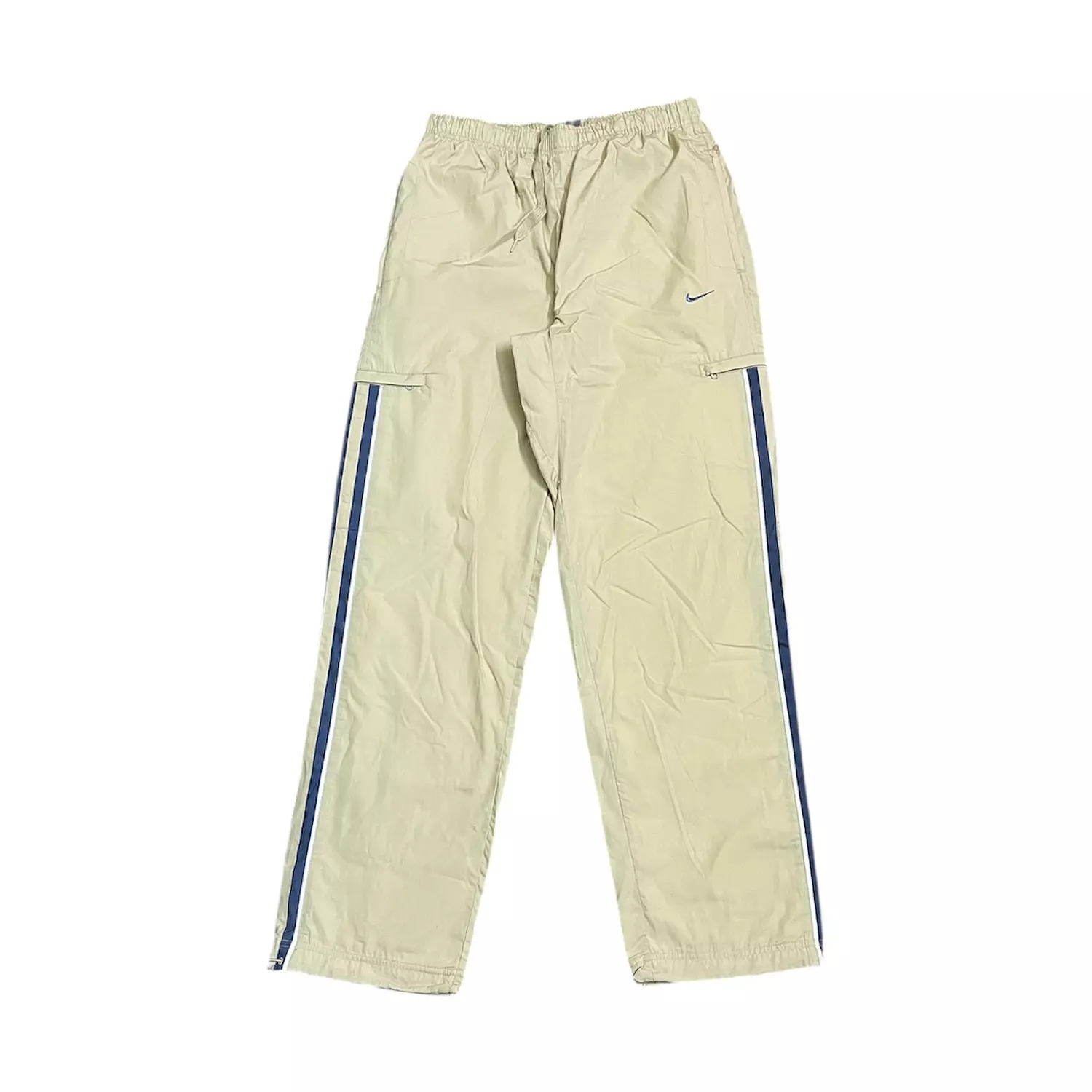  00s Nike side pocket biege trackpants  image