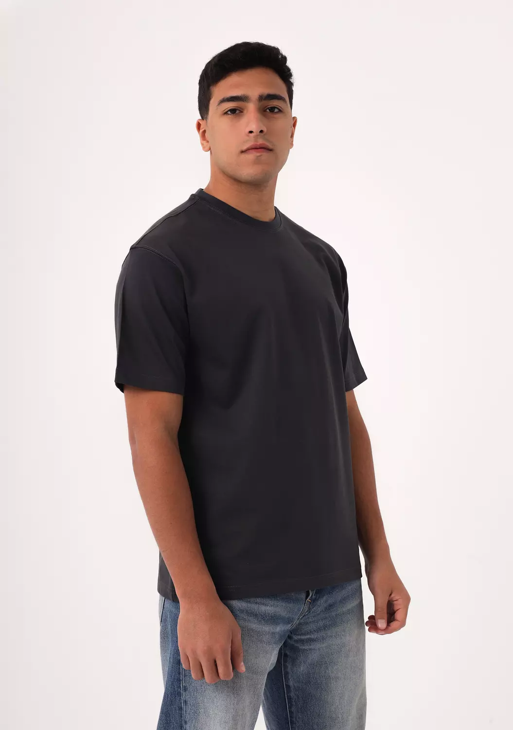 Dark Grey Oversized T-Shirt hover image