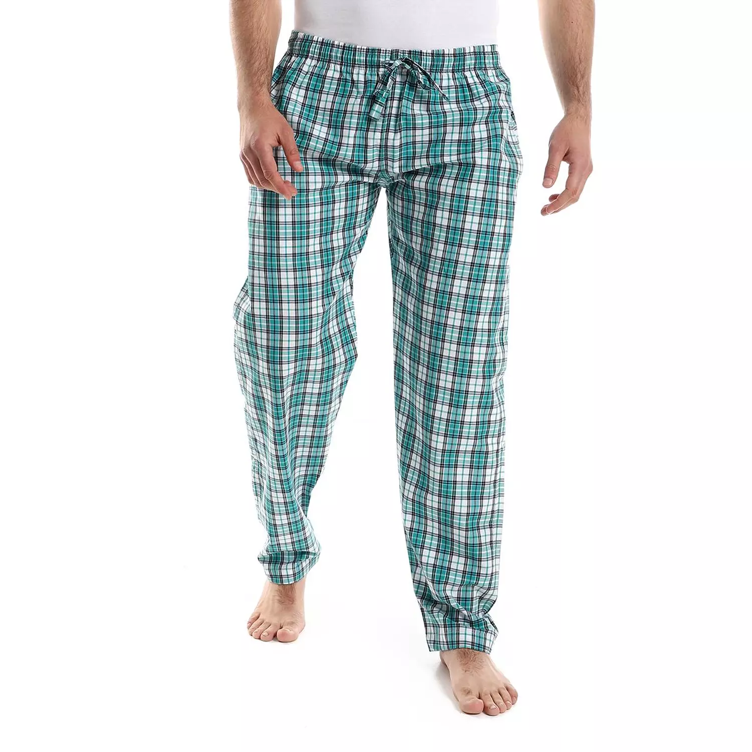 Shorto Pajama Pants - Green - 4042 image