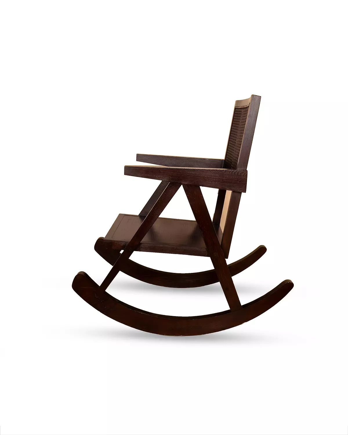 Cane infused rocking chair image