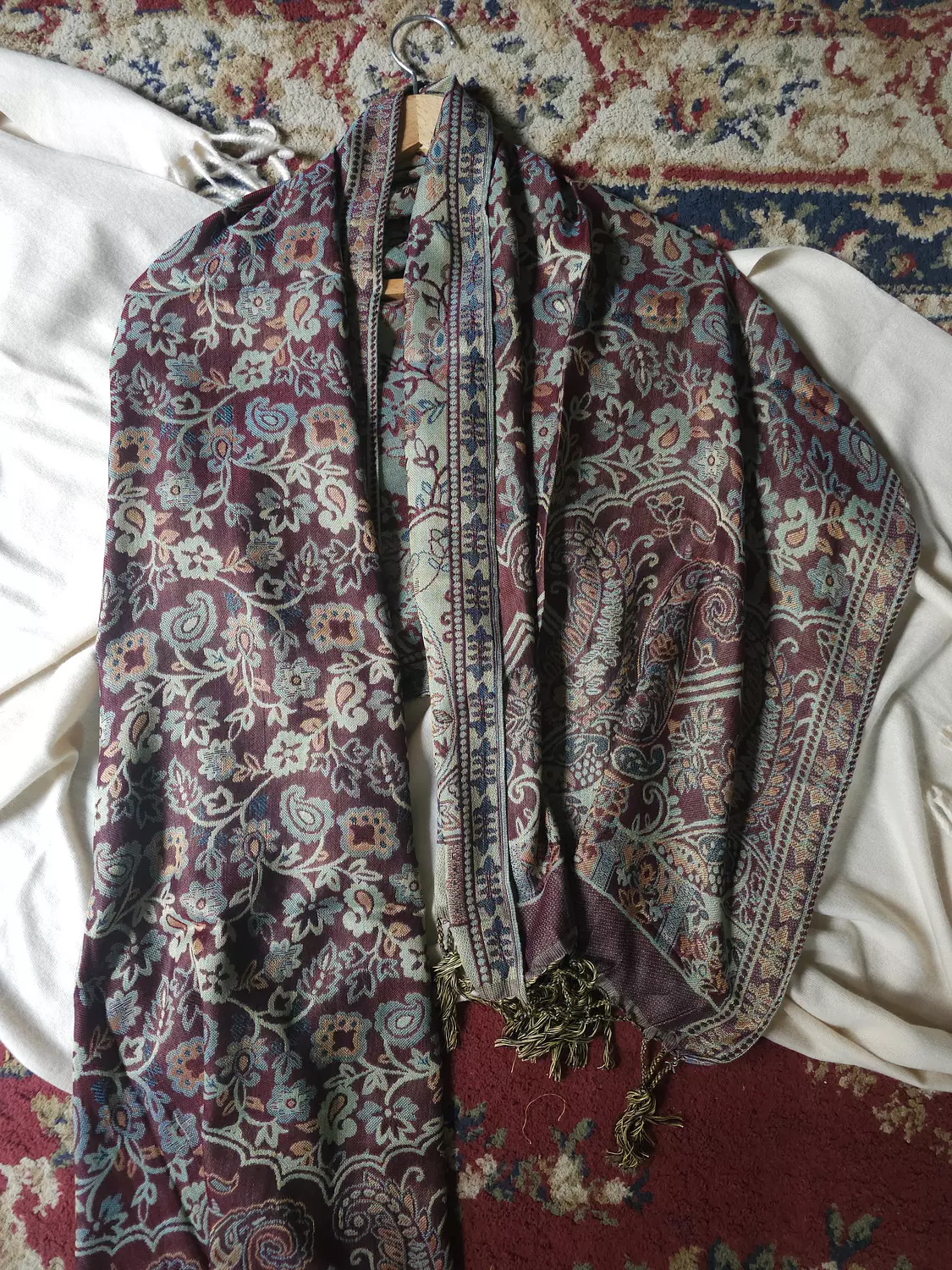 burgundy Pashmina  image