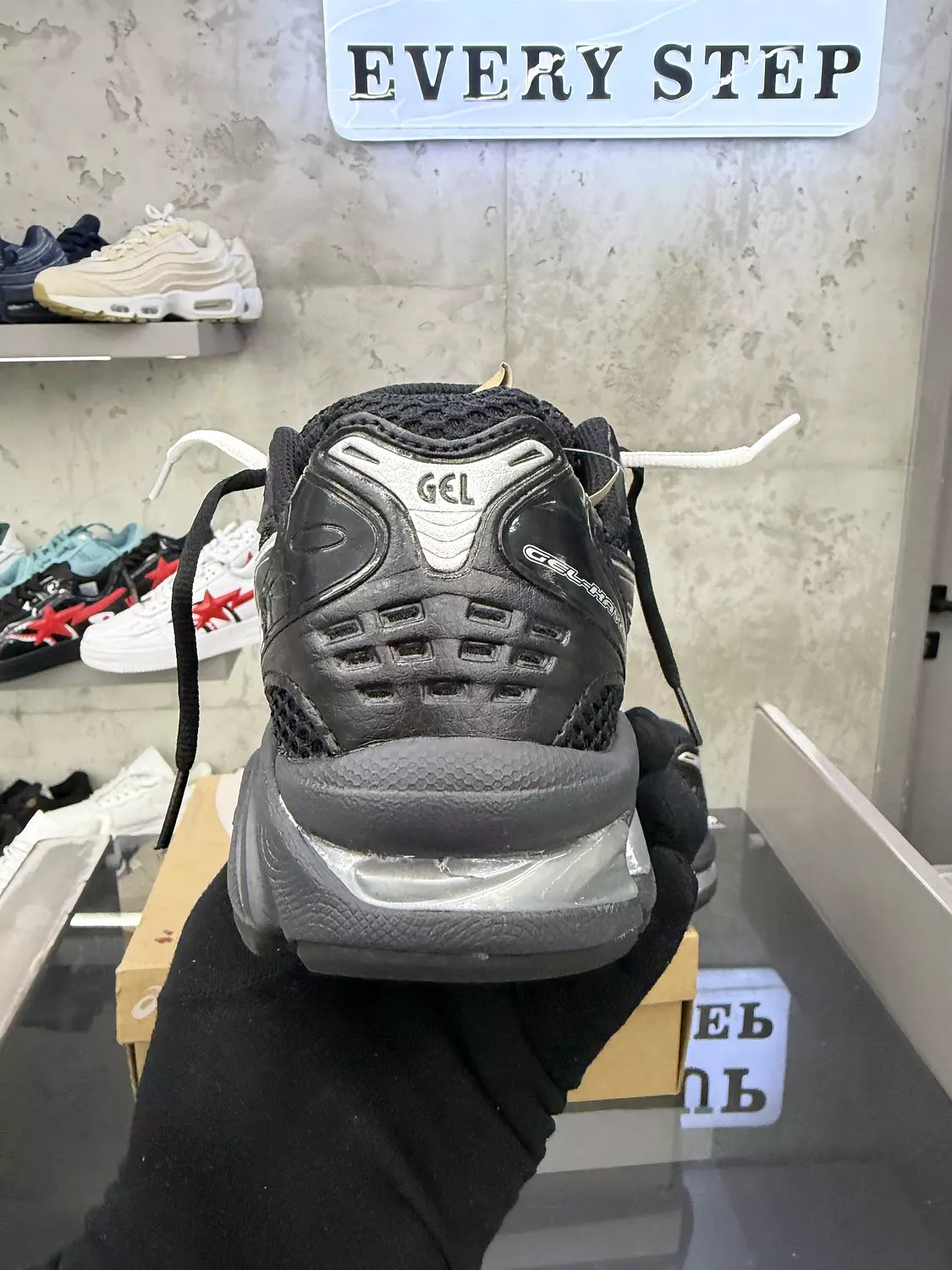 Asics kayano 14 black pure silver  8
