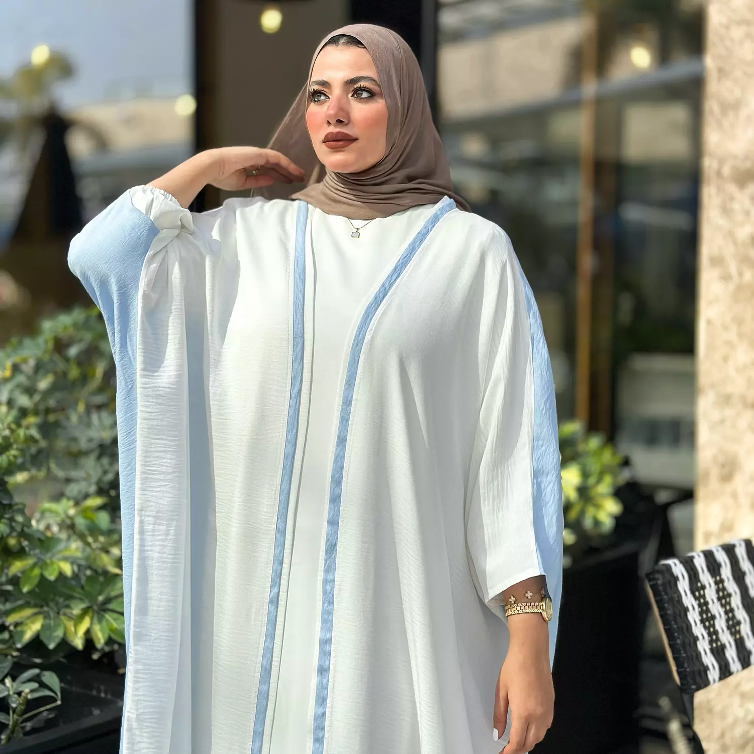 Blue abaya  image