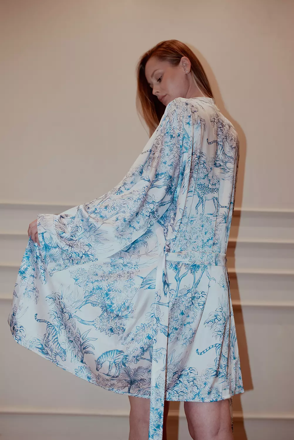 Blue Jungle Robe 3