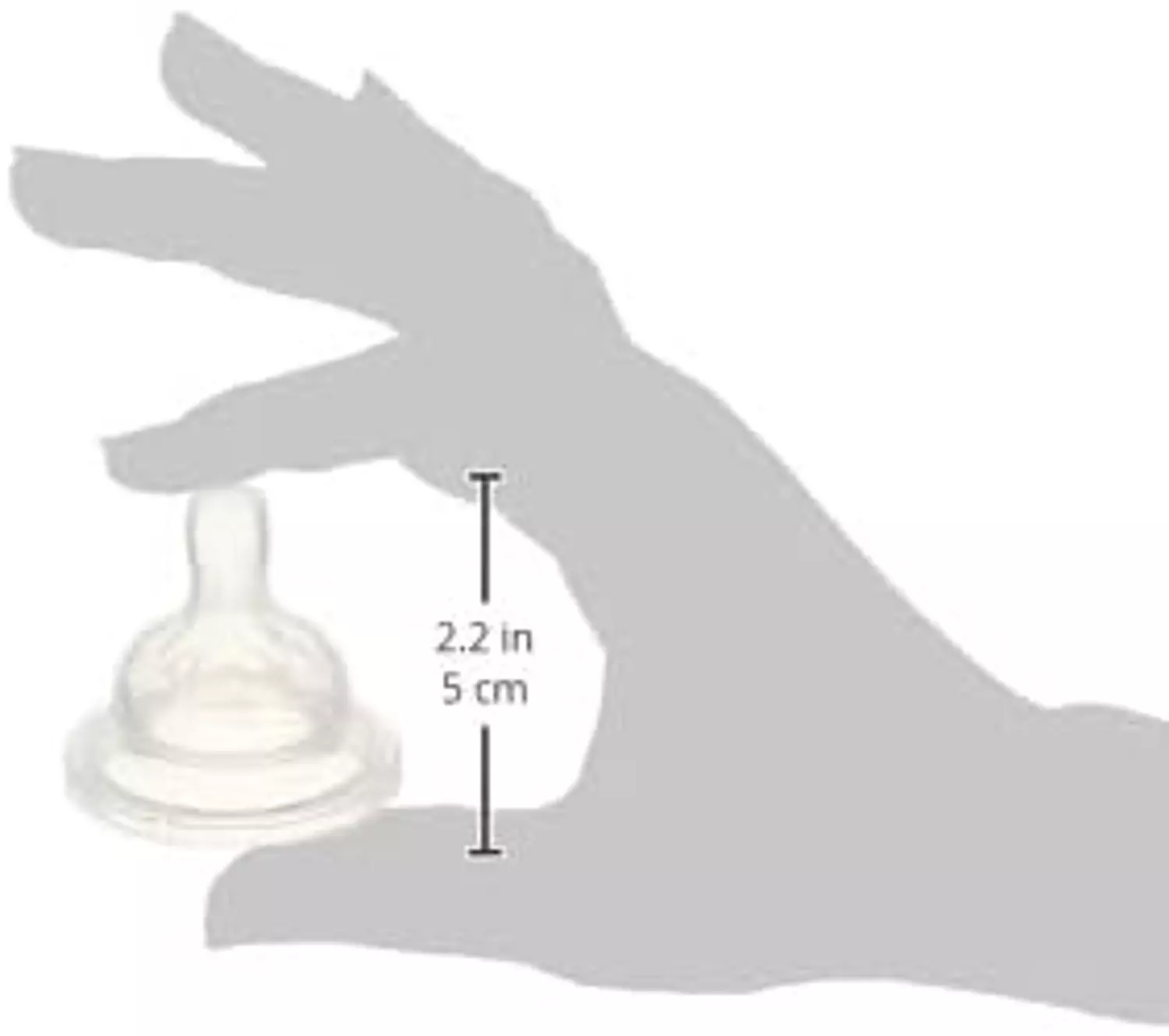 WEE BABY WIDE NECK SILICONE TEAT NO.3 -+18M 2